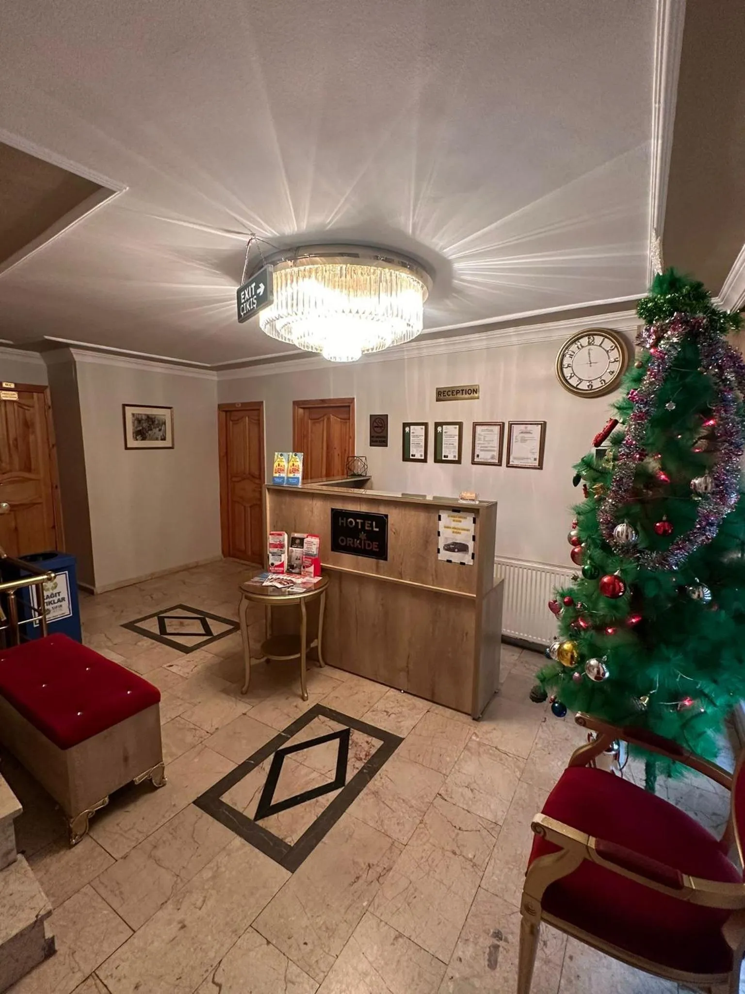 Lobby or reception in Hotel Orkide