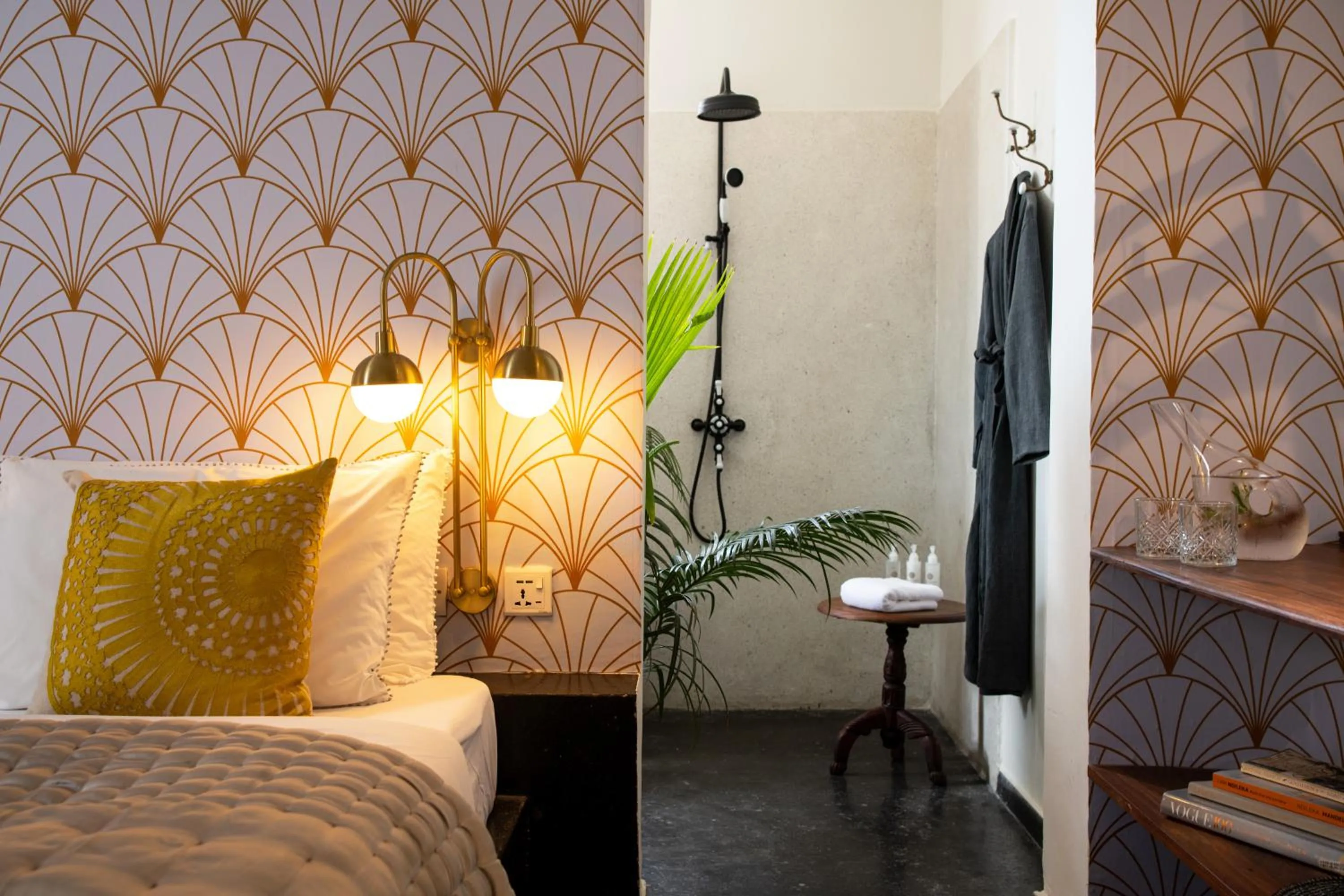 Bathroom, Bed in Upendo House Hotel Zanzibar