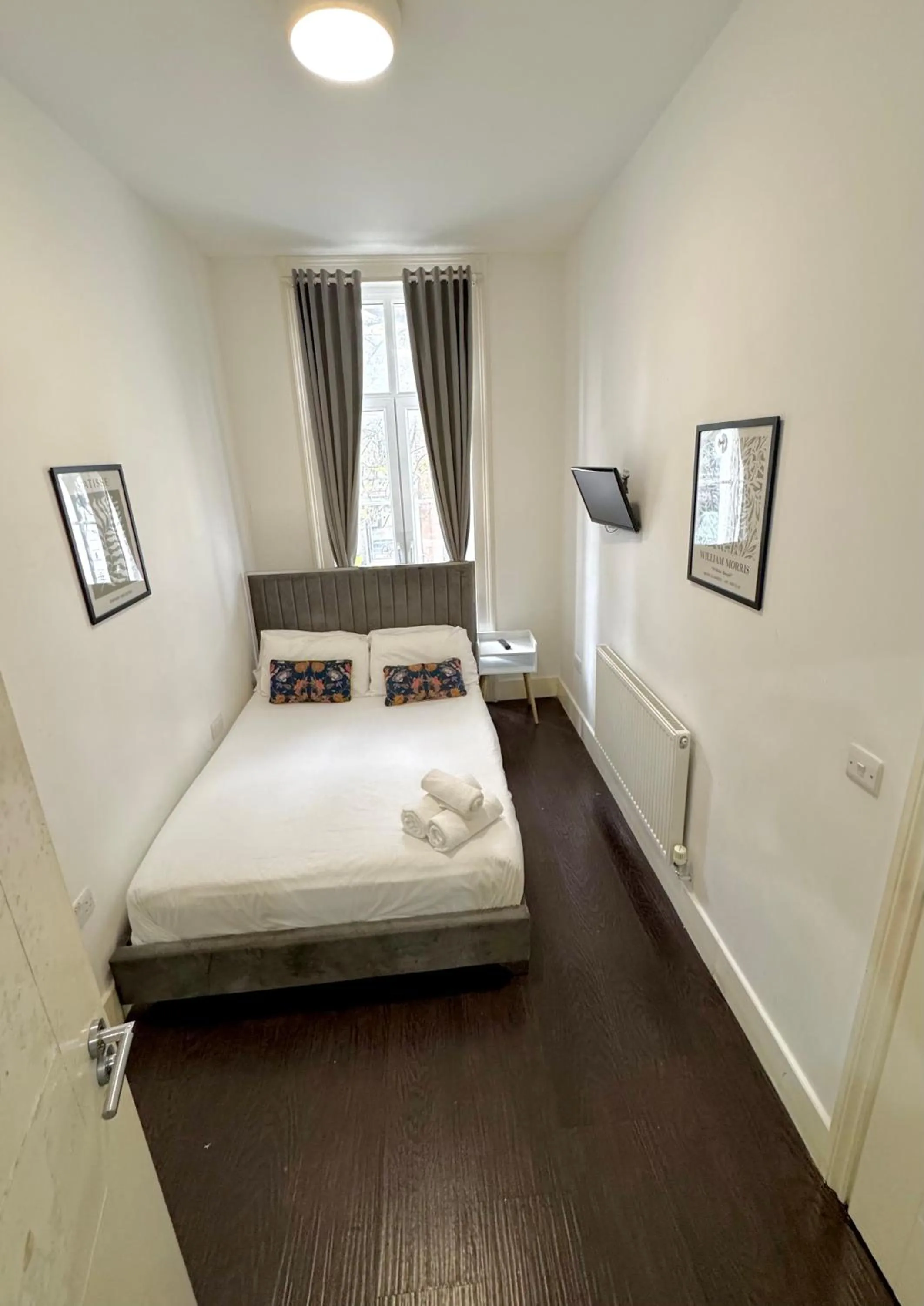 Bed in Charlotte Street Rooms by News Hotel