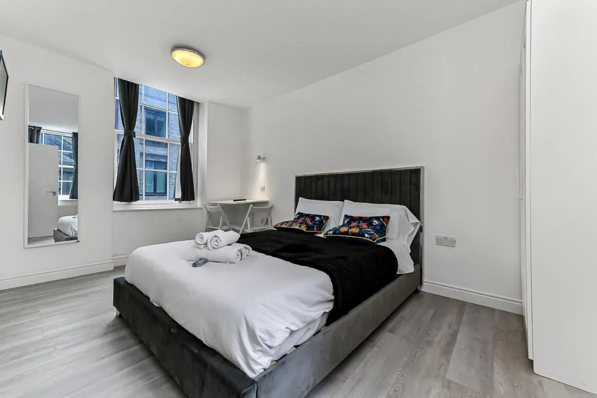 Bed in Charlotte Street Rooms by News Hotel