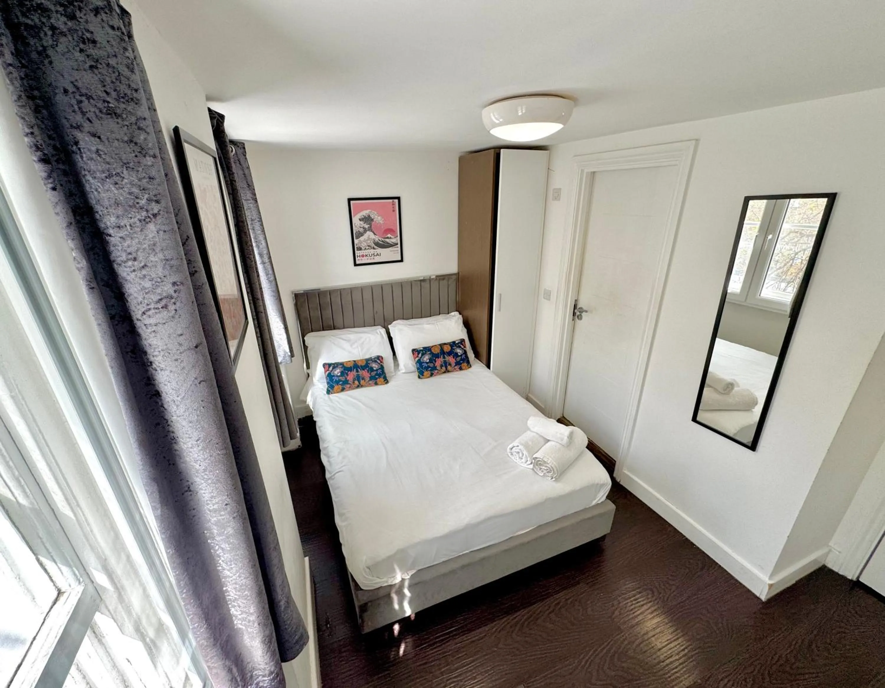 Bed in Charlotte Street Rooms by News Hotel