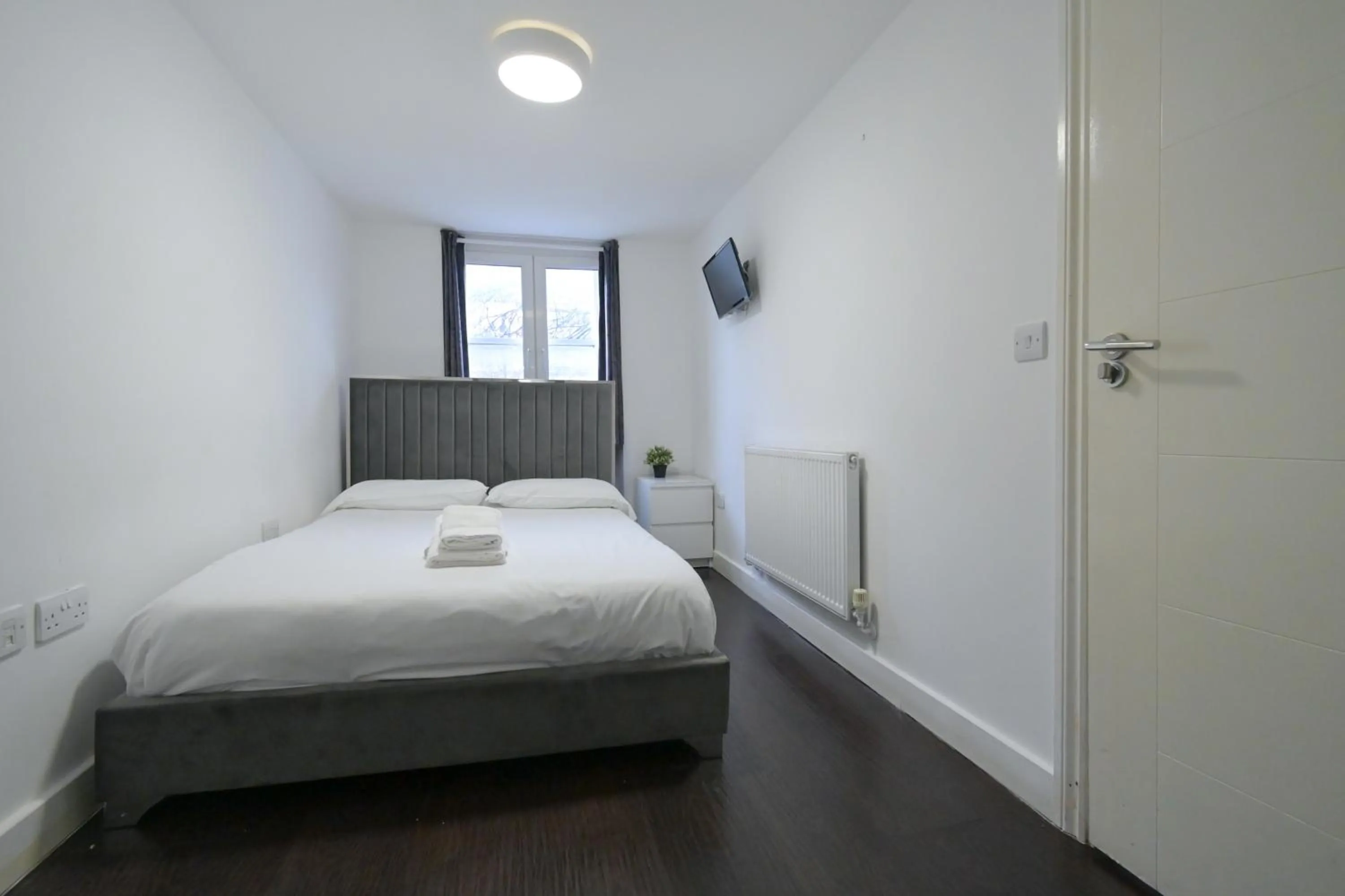 Bed in Charlotte Street Rooms by News Hotel