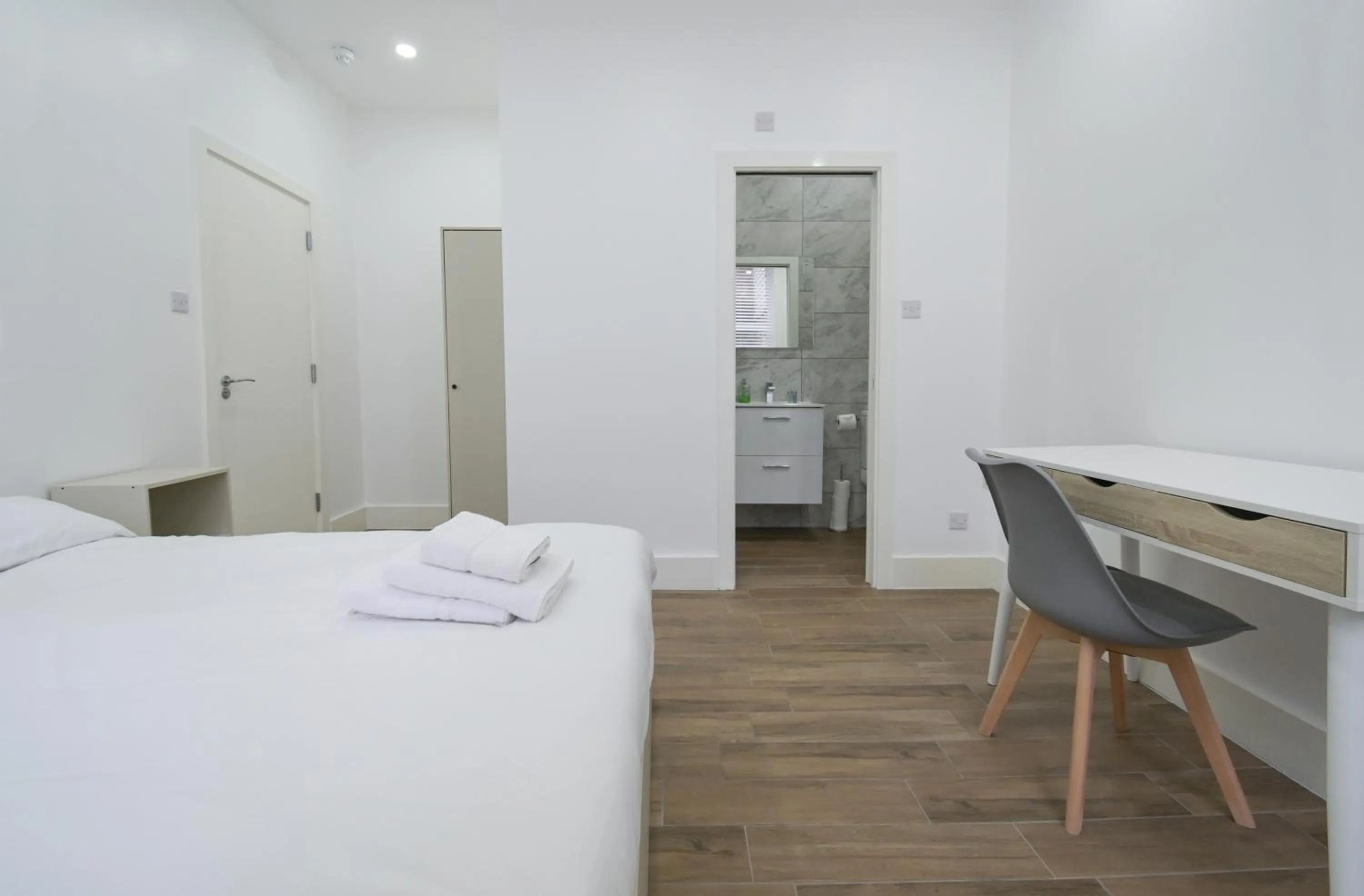 Bed in Charlotte Street Rooms by News Hotel