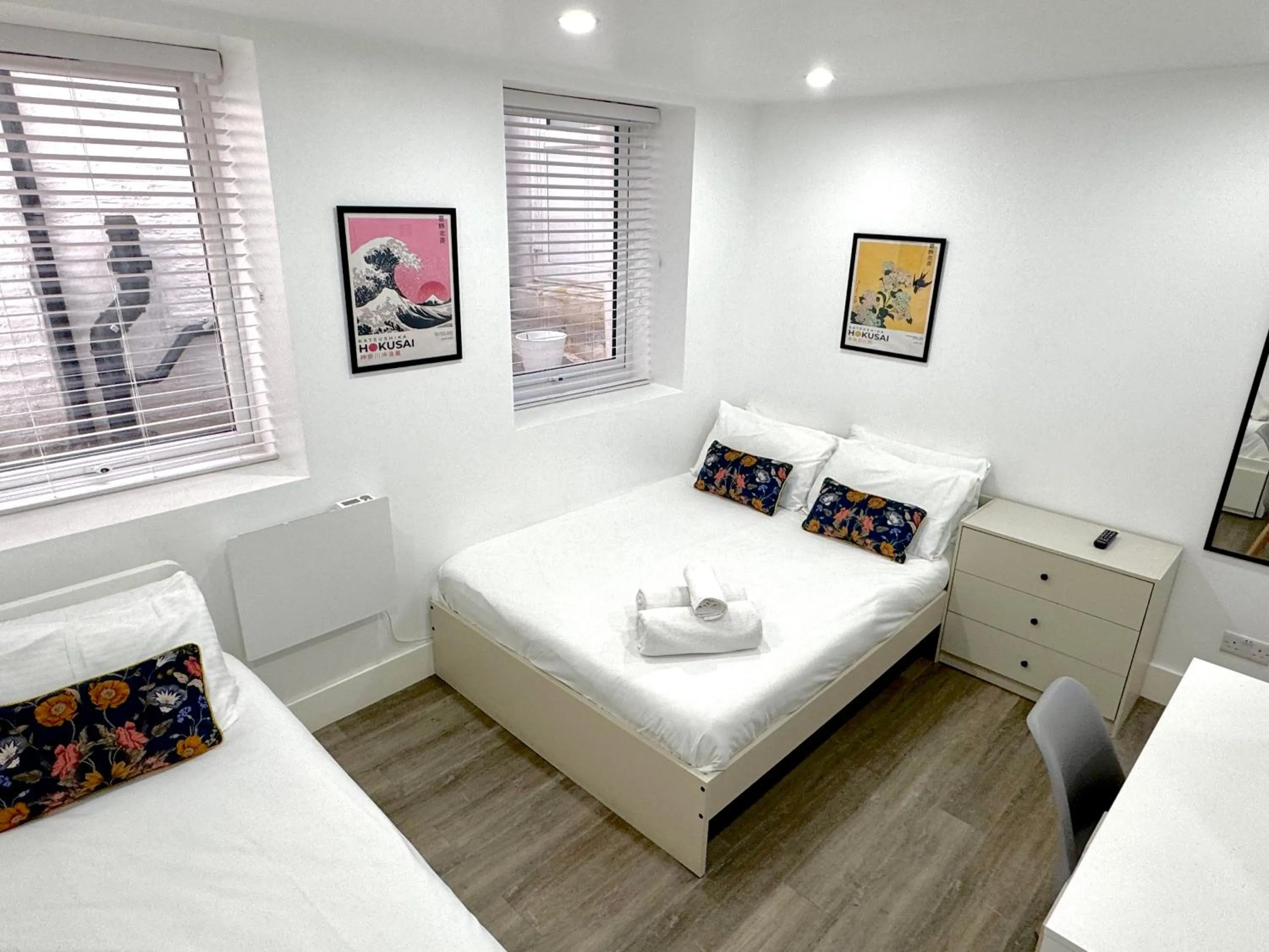Bed in Charlotte Street Rooms by News Hotel