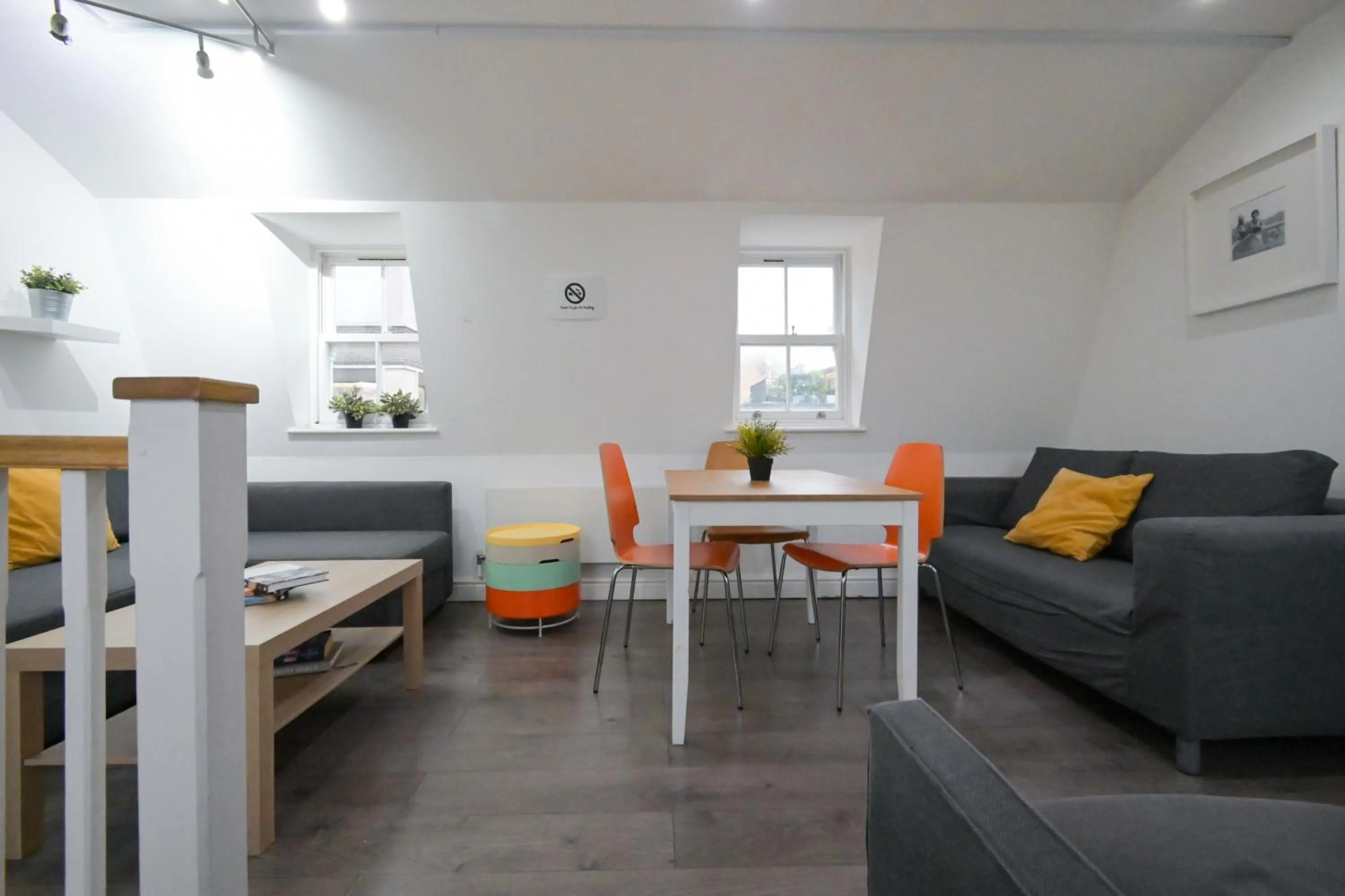 Living room in Charlotte Street Rooms by News Hotel