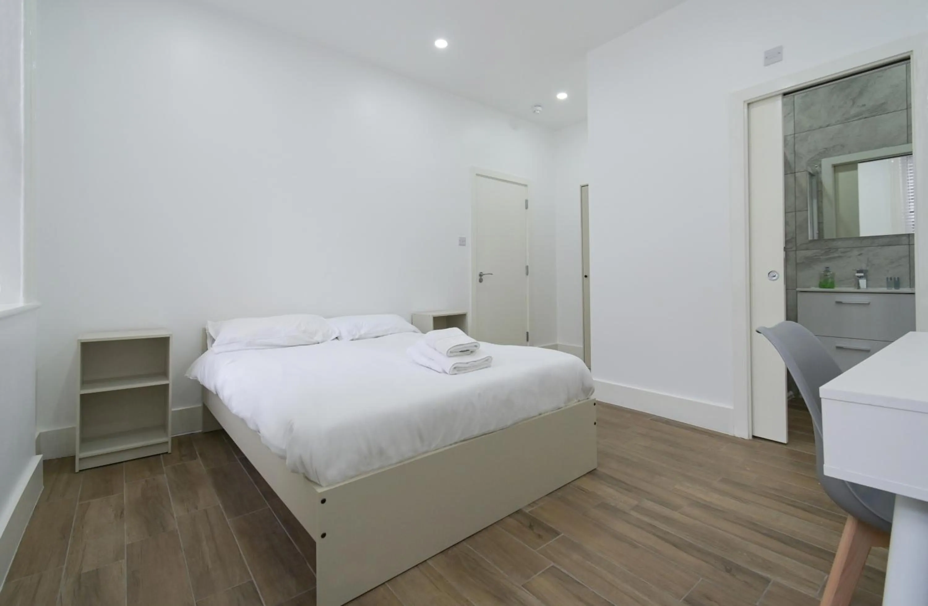 Bed in Charlotte Street Rooms by News Hotel