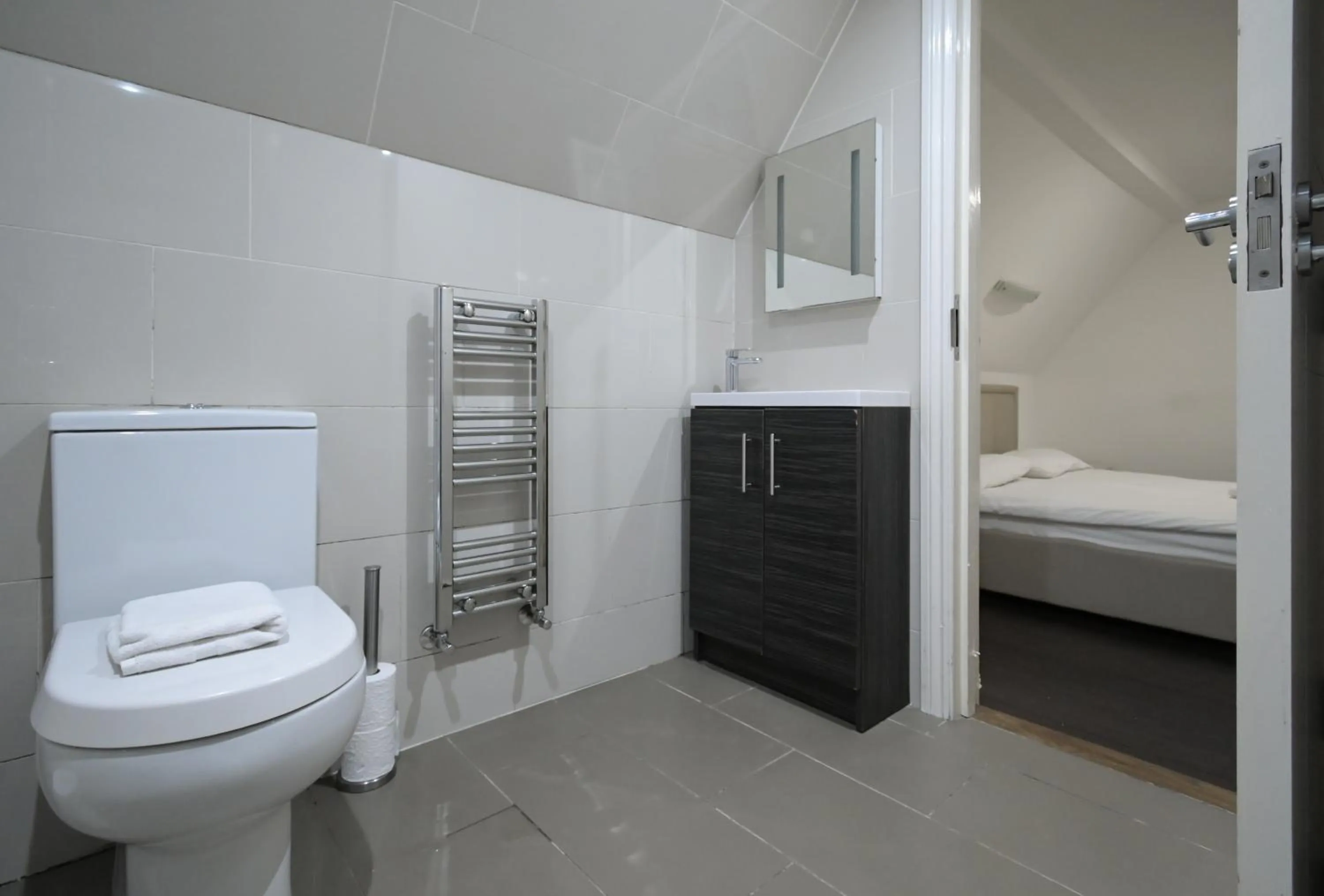 Bathroom in Charlotte Street Rooms by News Hotel