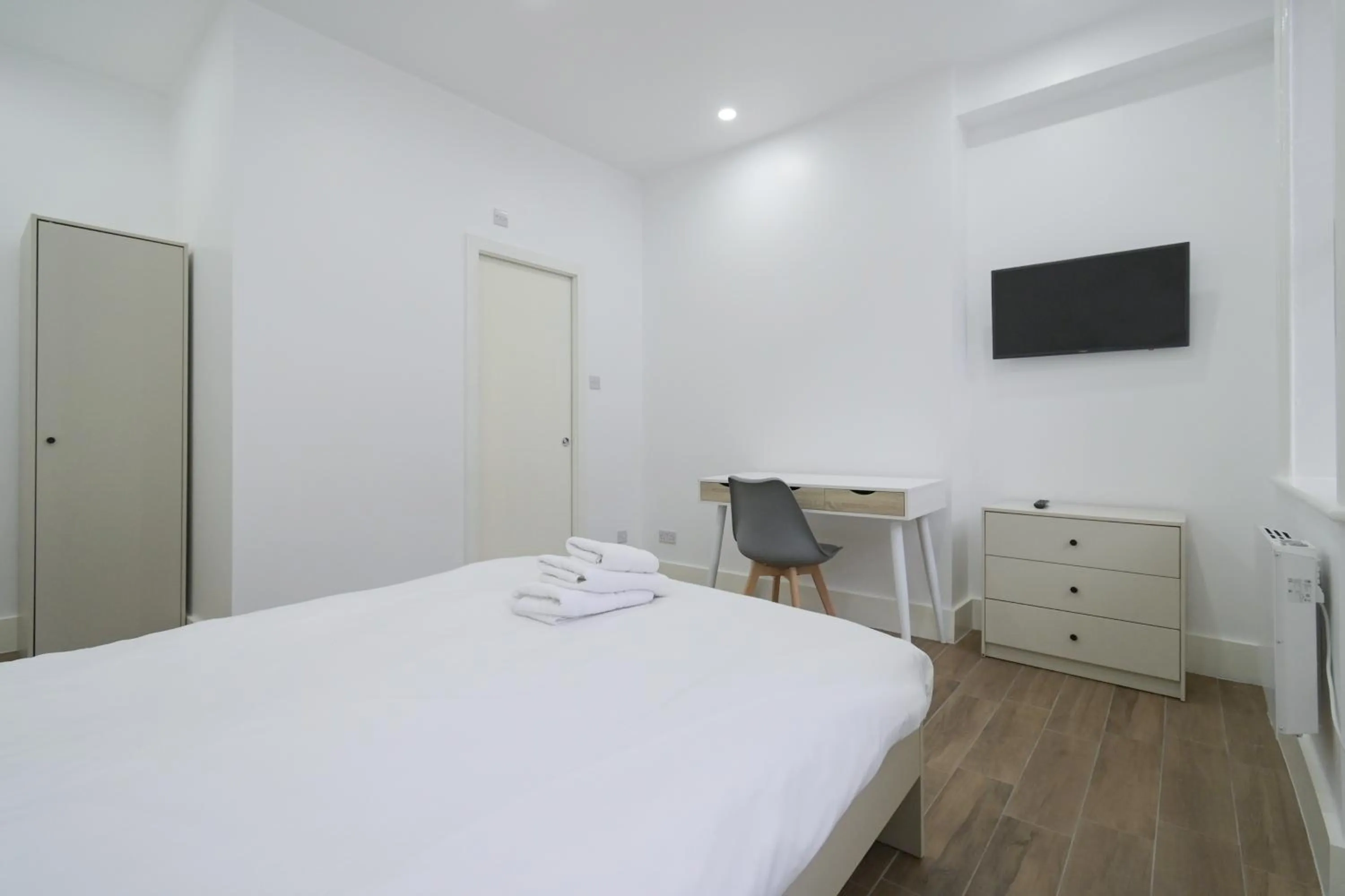 Bed in Charlotte Street Rooms by News Hotel