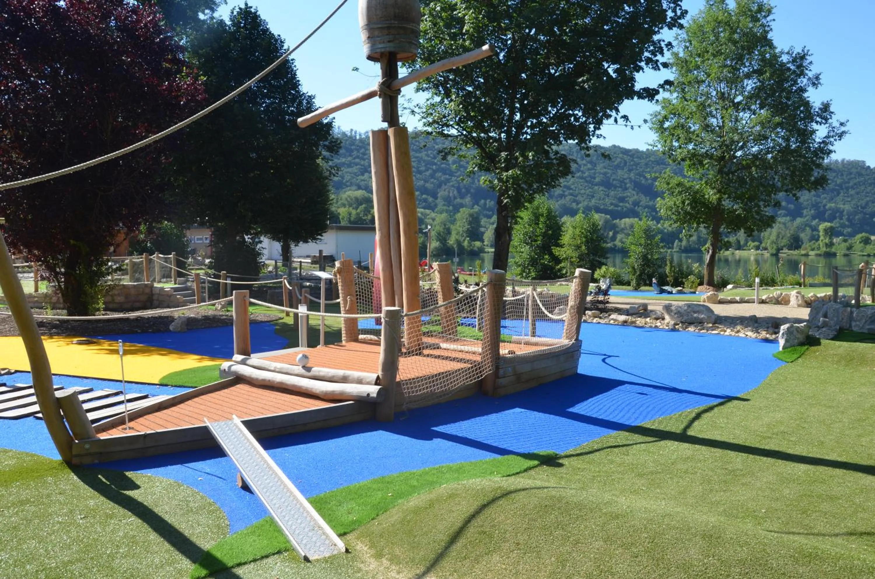 Minigolf in Gasthof Krone
