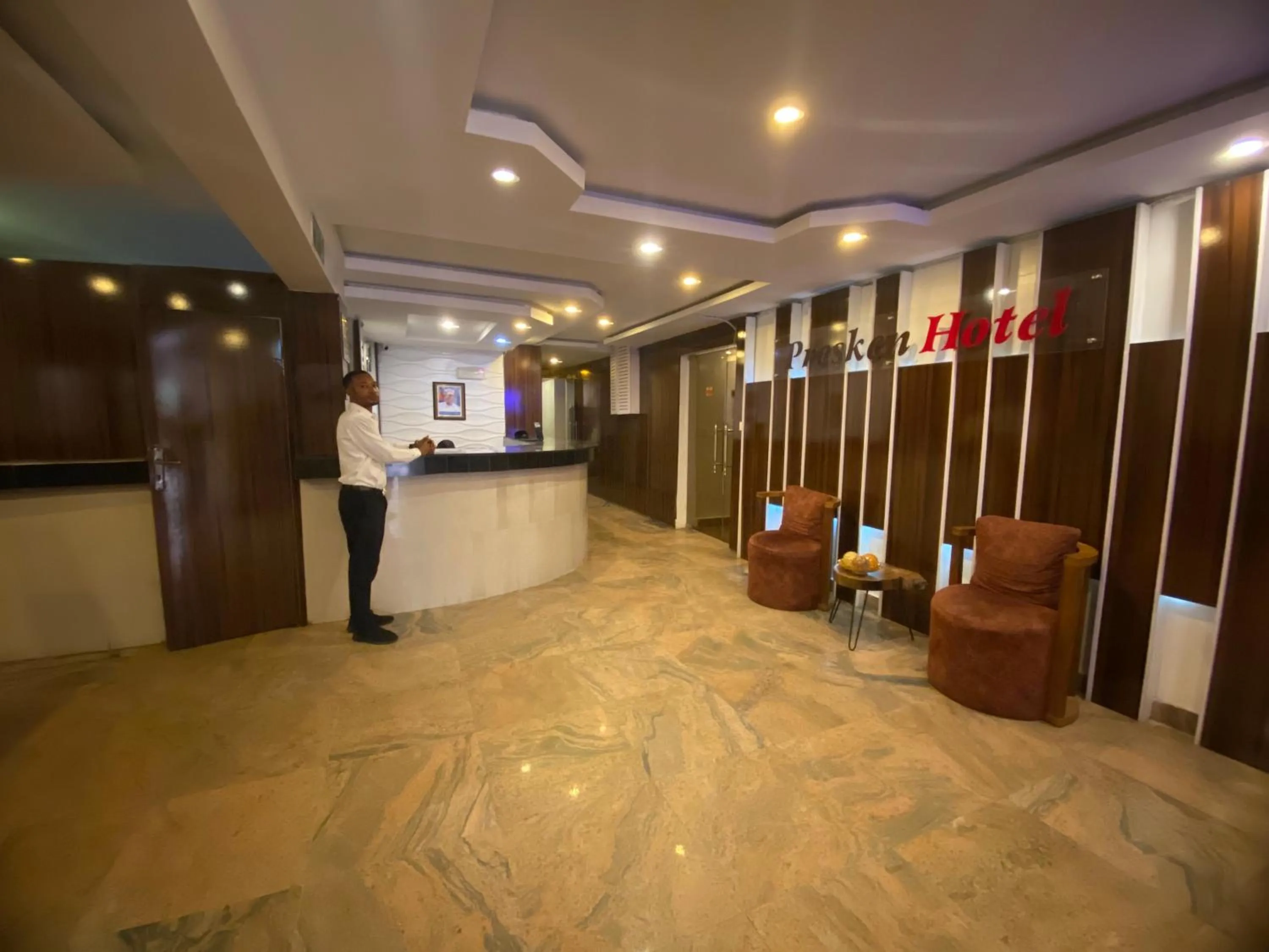 Lobby or reception in Presken Hotel Victoria Island, Bishop Oluwole