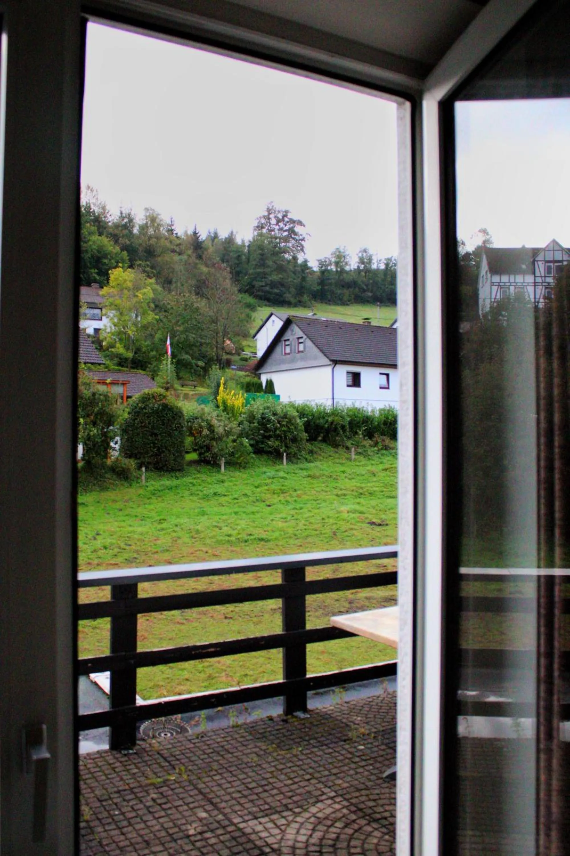 Garden view in Landhotel Laarmann