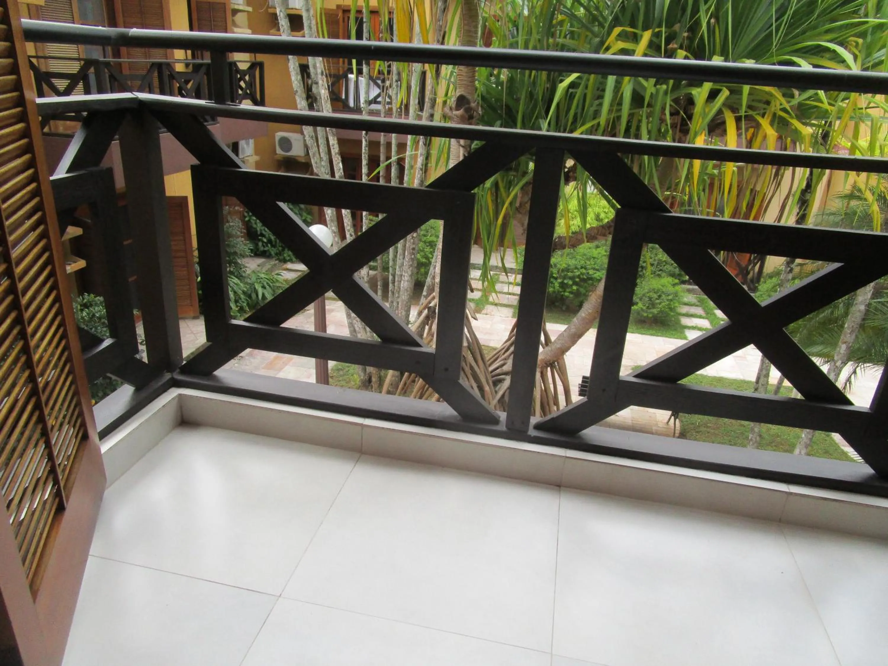 Balcony/Terrace in Ilha flat Hotel Suíte Swaenen II