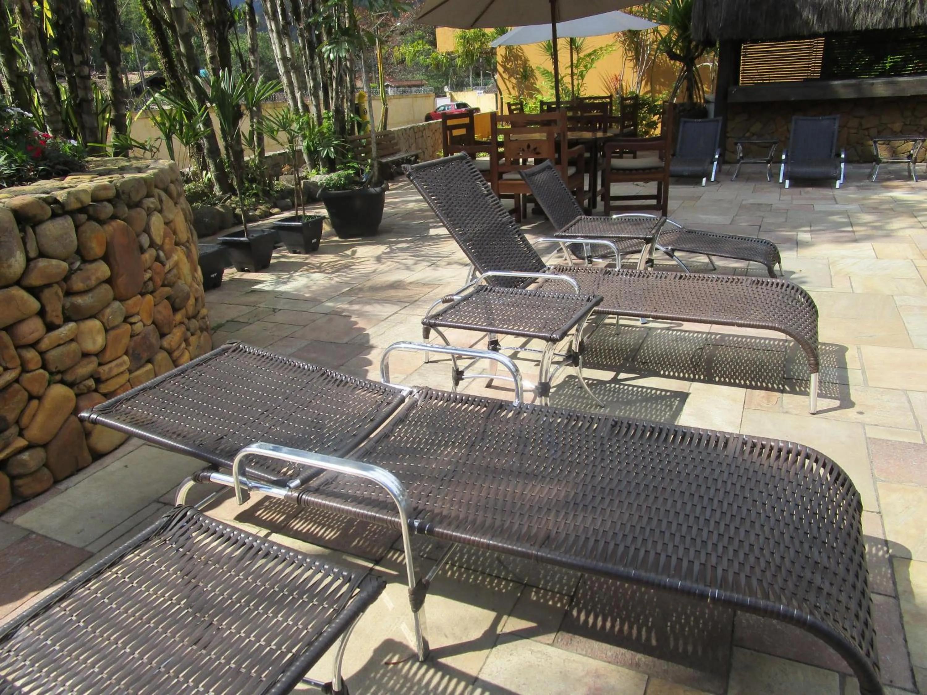 sunbed in Ilha flat Hotel Suíte Swaenen II