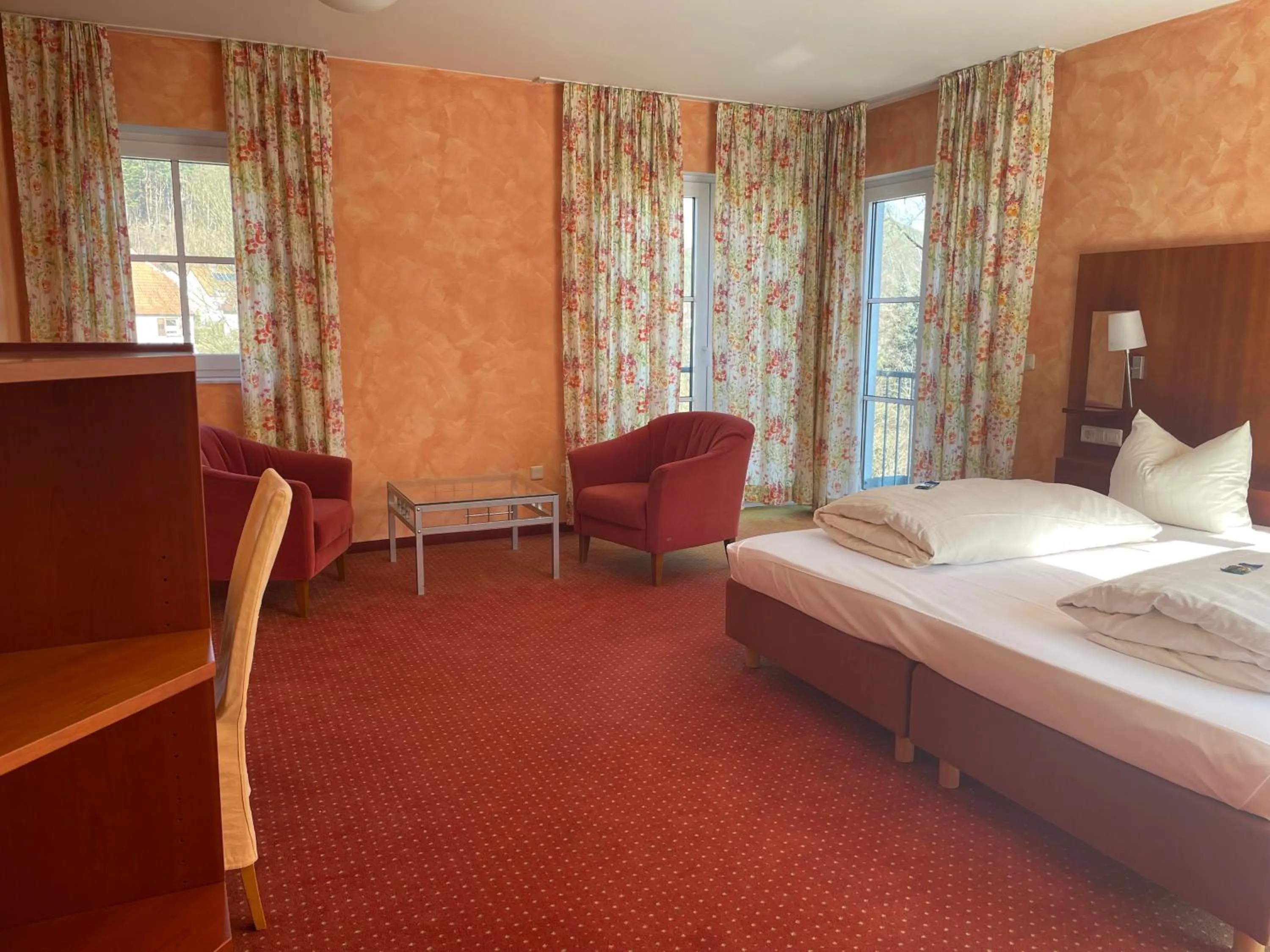 Bed in Waldhotel Felsentor