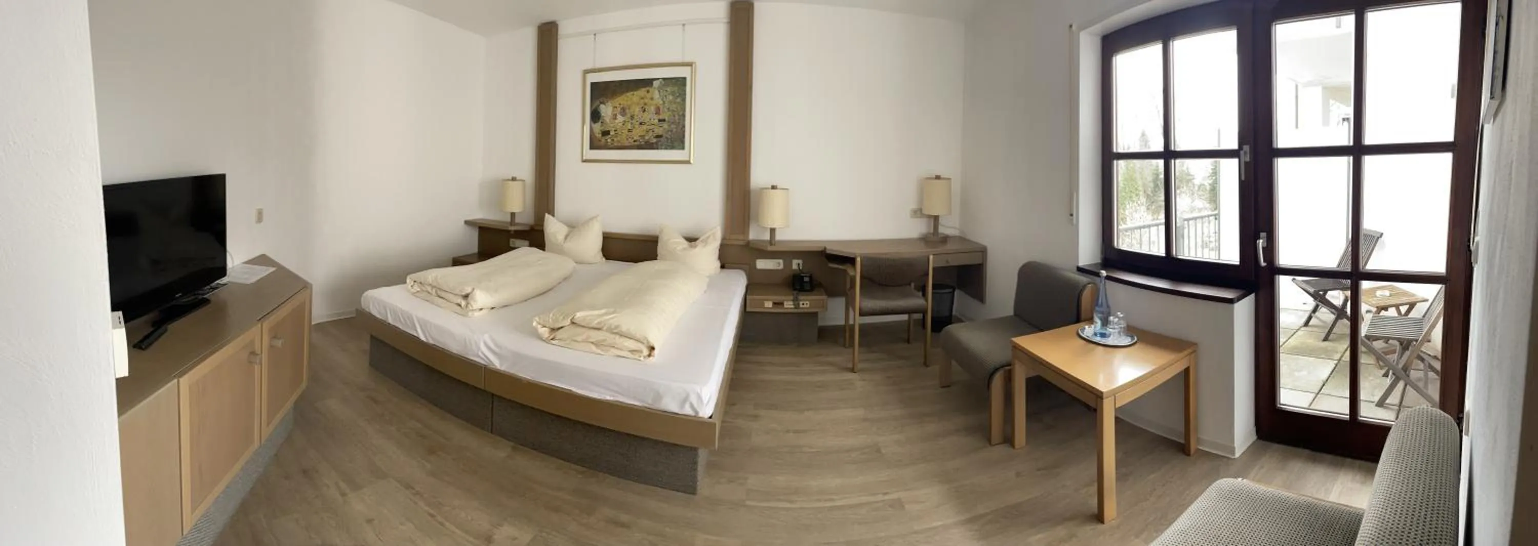 Bed in Waldhotel Felsentor