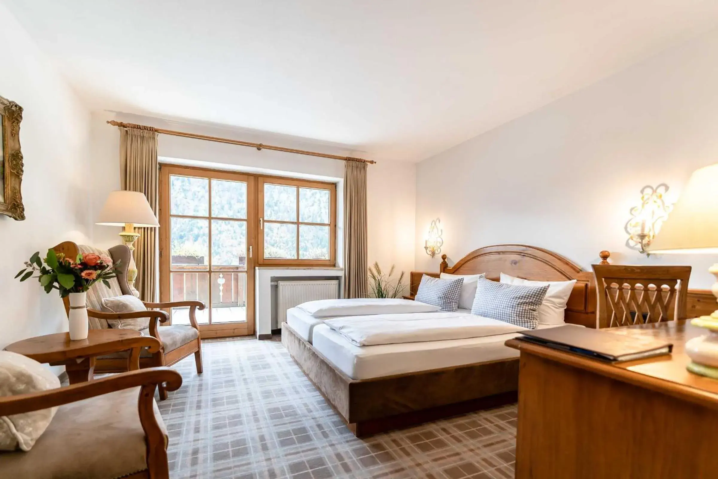 Double Room with Garden View - single occupancy in Hotel Blaue Gams ***S Double Room with Garden View - single occupancy in Hotel Blaue Gams ***S