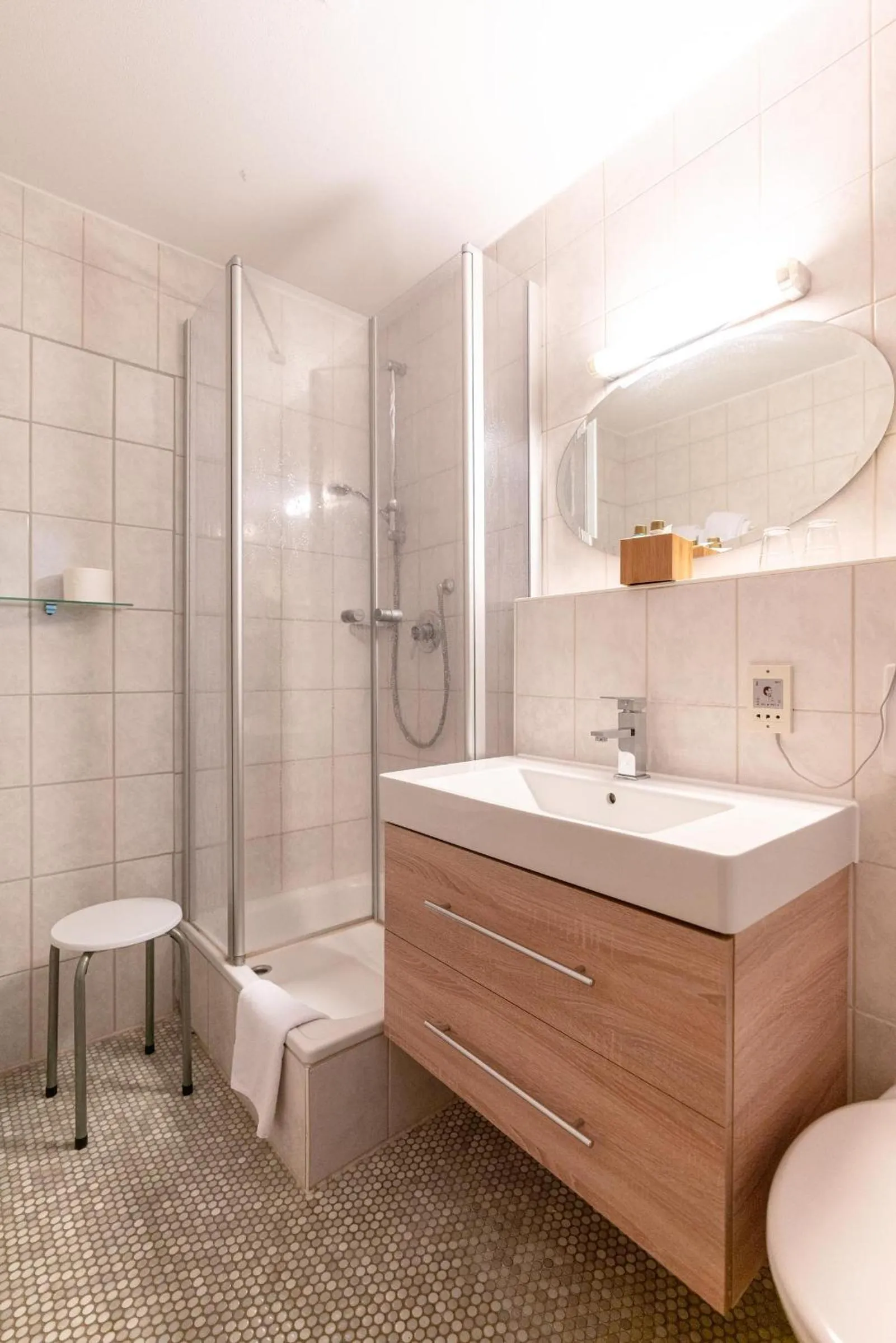 Bathroom in Hotel Blaue Gams ***S