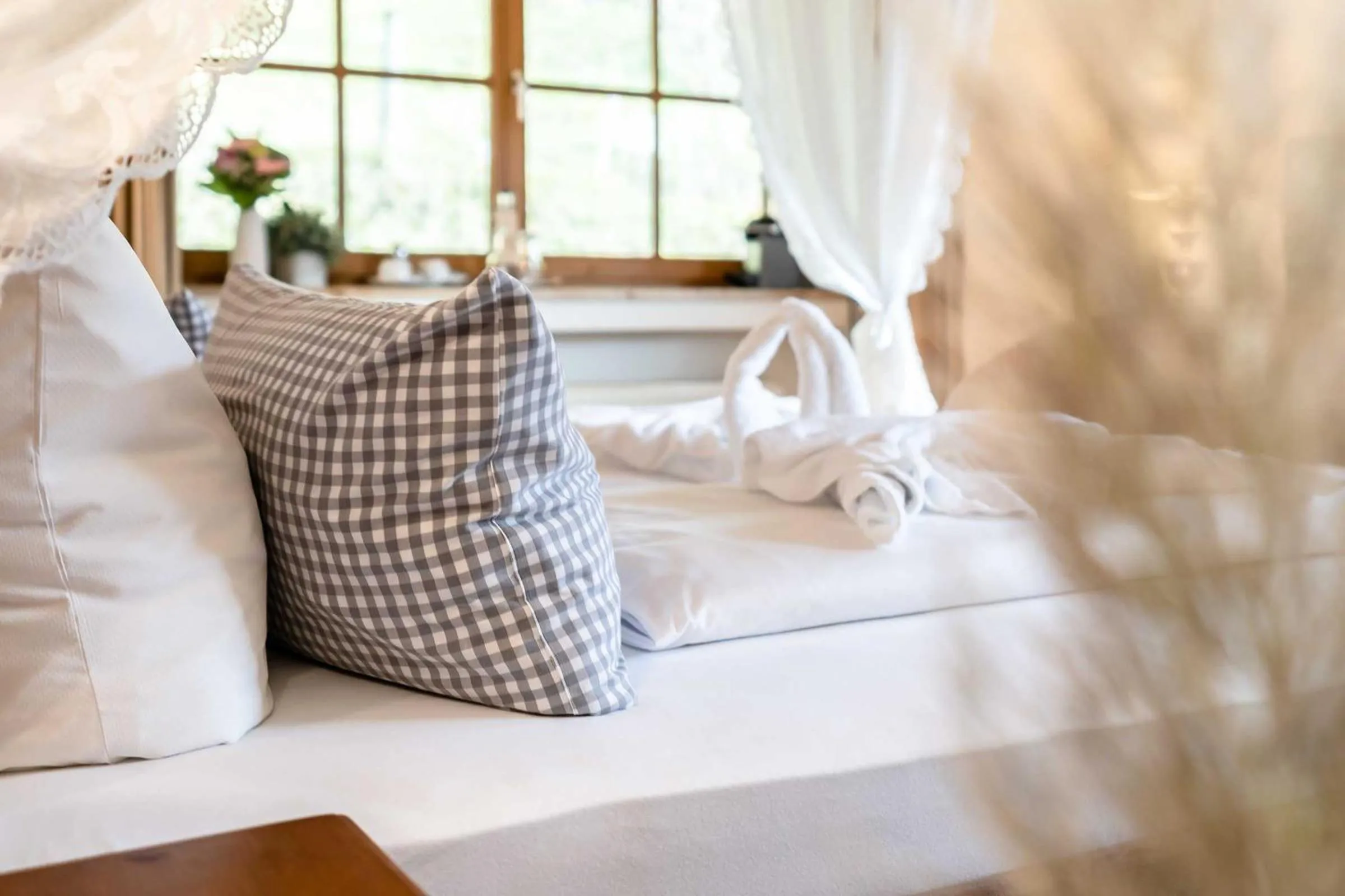 Bed in Hotel Blaue Gams ***S