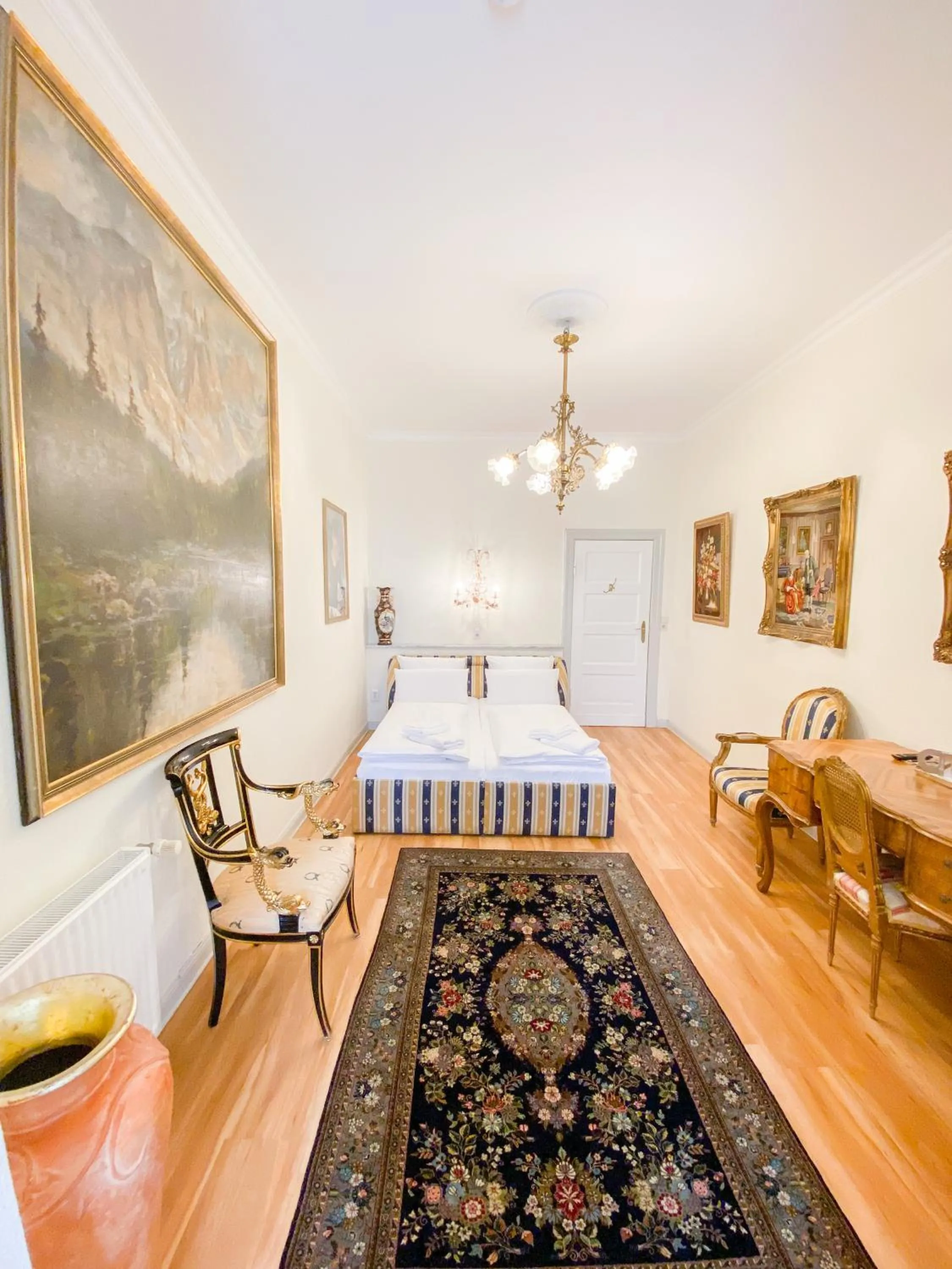 Bed in Hotel Rotdorn