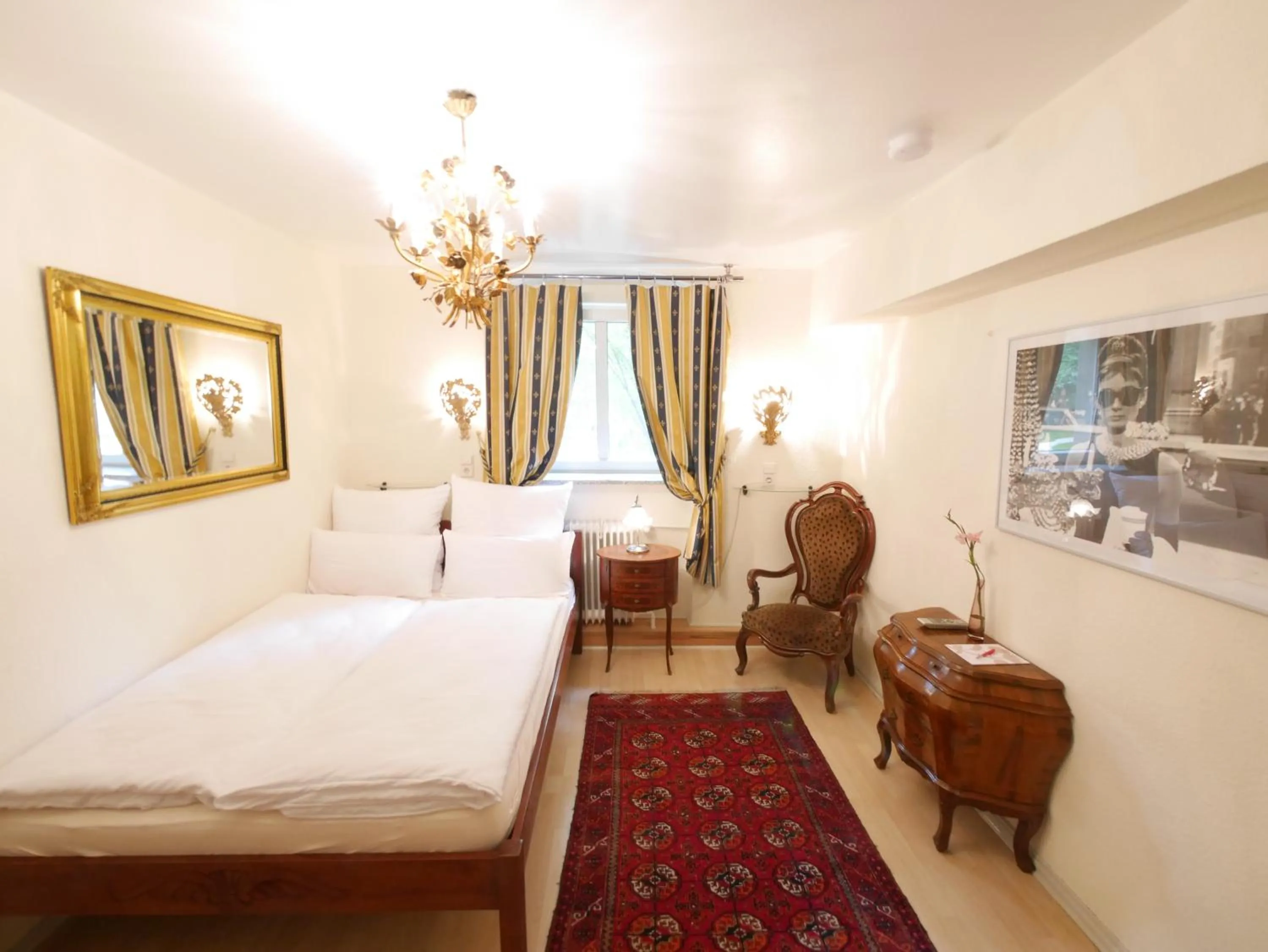 Bed in Hotel Rotdorn