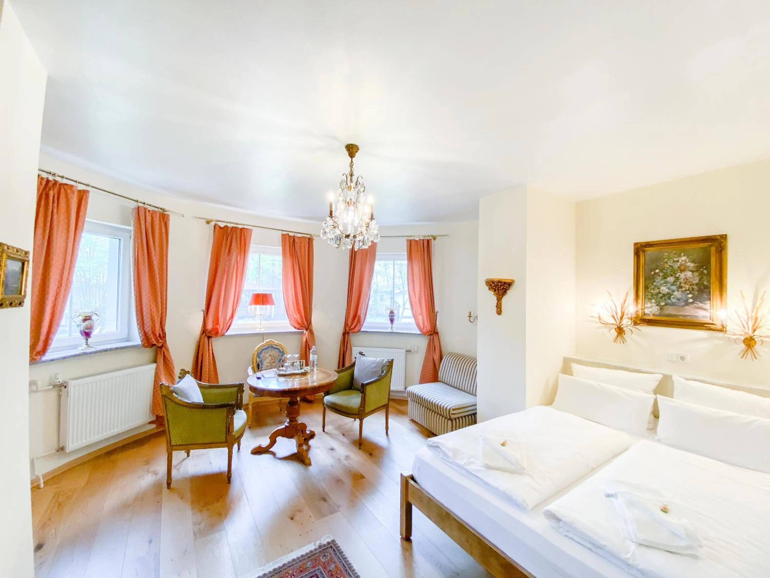 Bed in Hotel Rotdorn