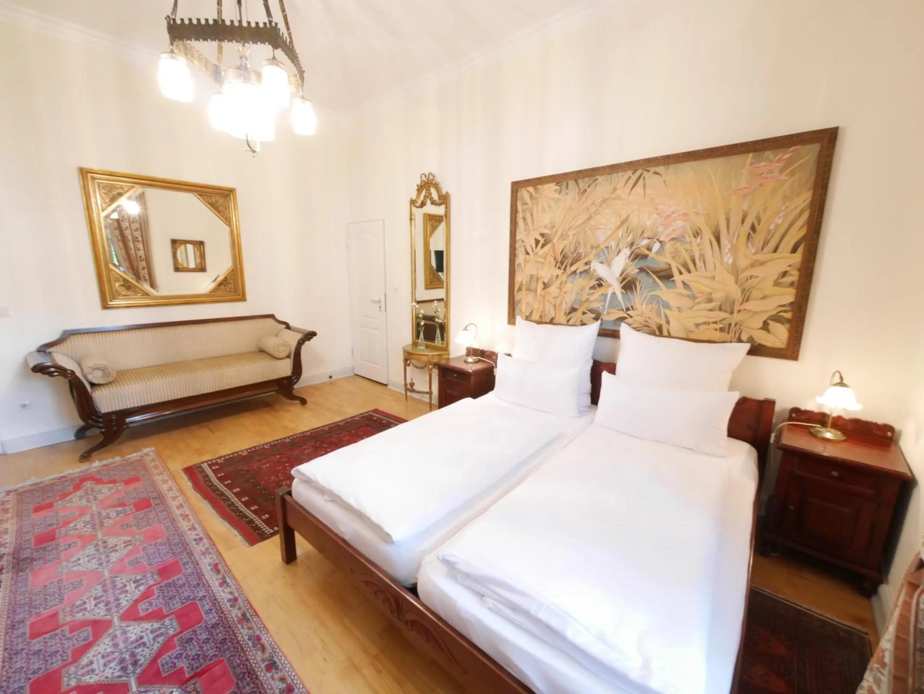 Bed in Hotel Rotdorn