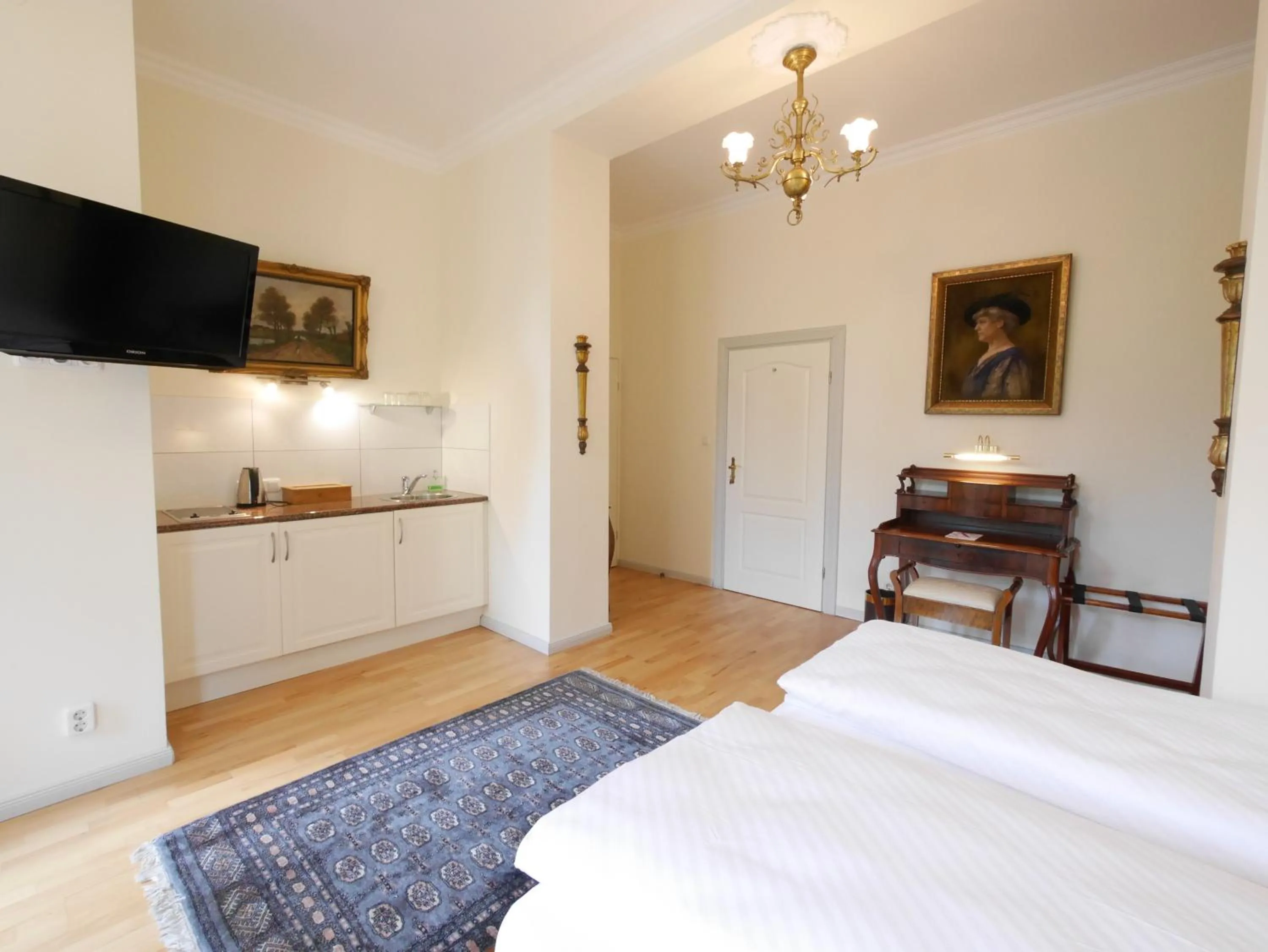 Bed in Hotel Rotdorn