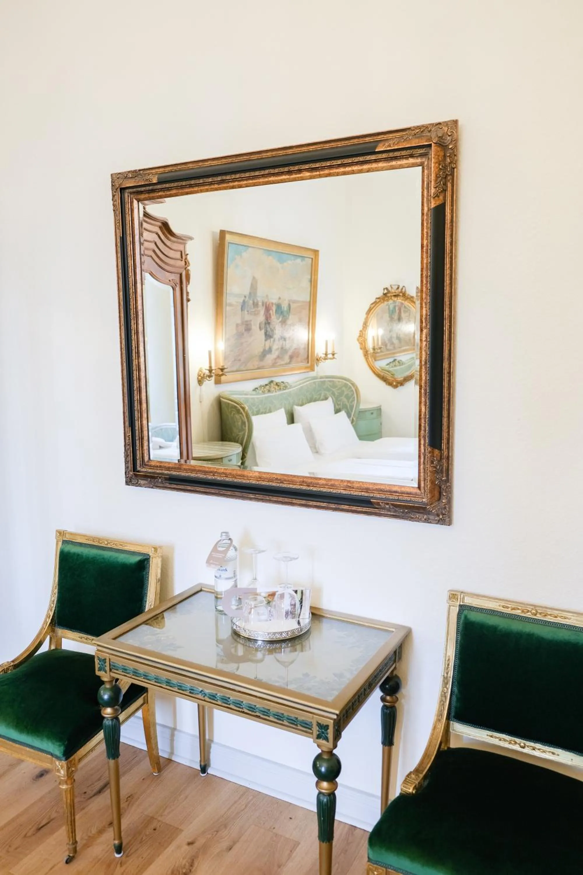 Bed in Hotel Rotdorn