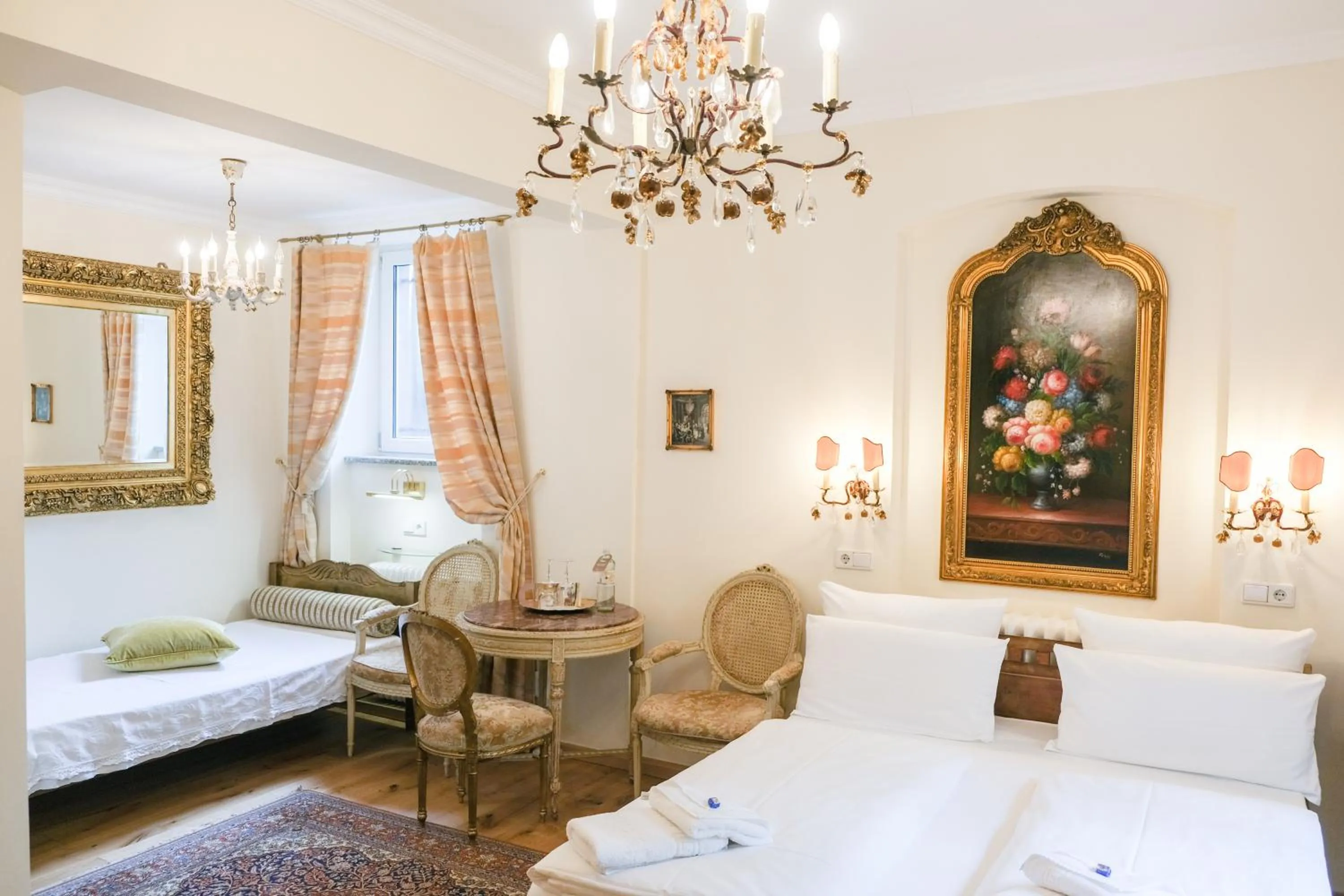 Bed in Hotel Rotdorn