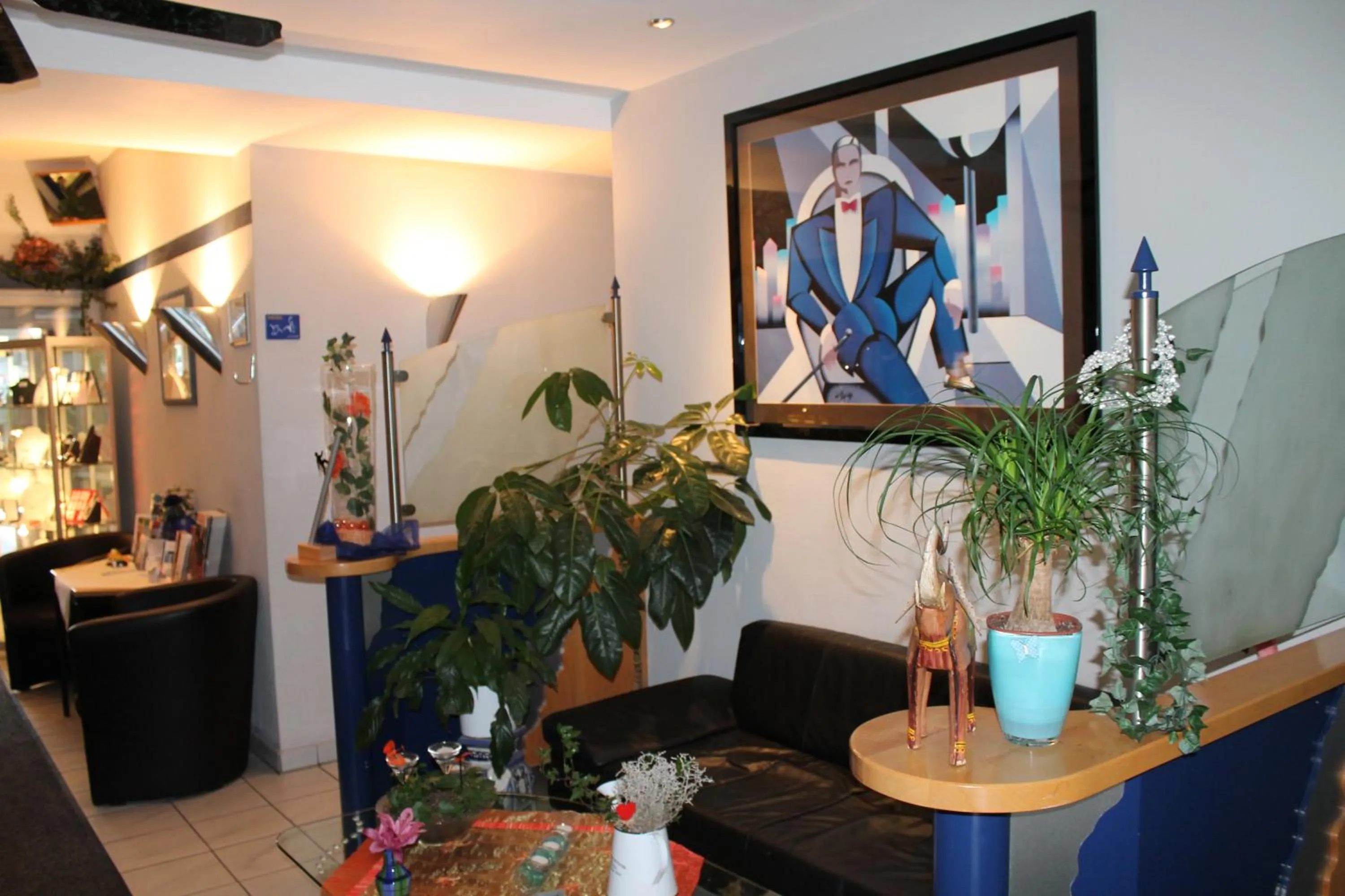 Lobby or reception in Hotel Chassalla