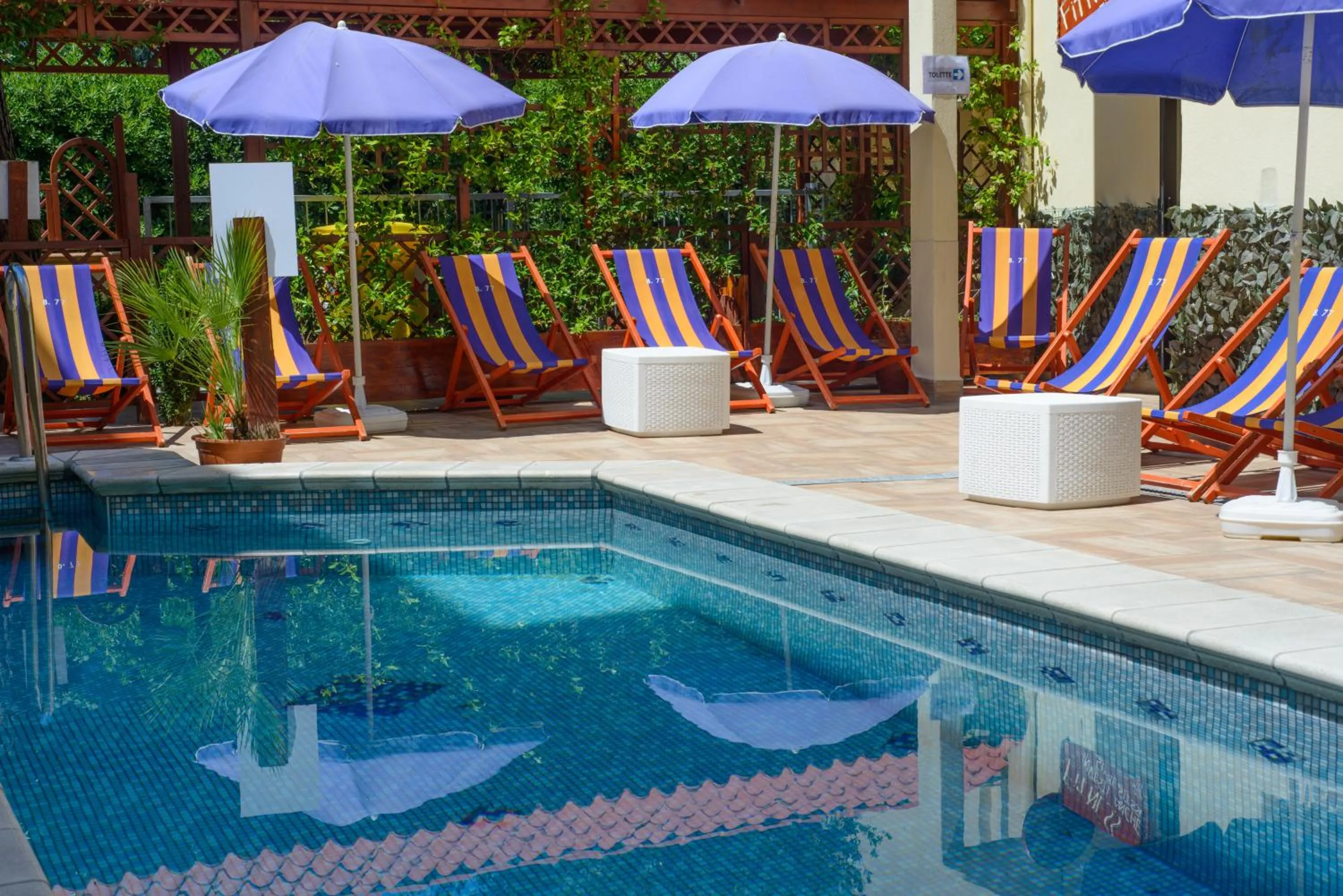 Swimming pool in Hotel Adria Nuova