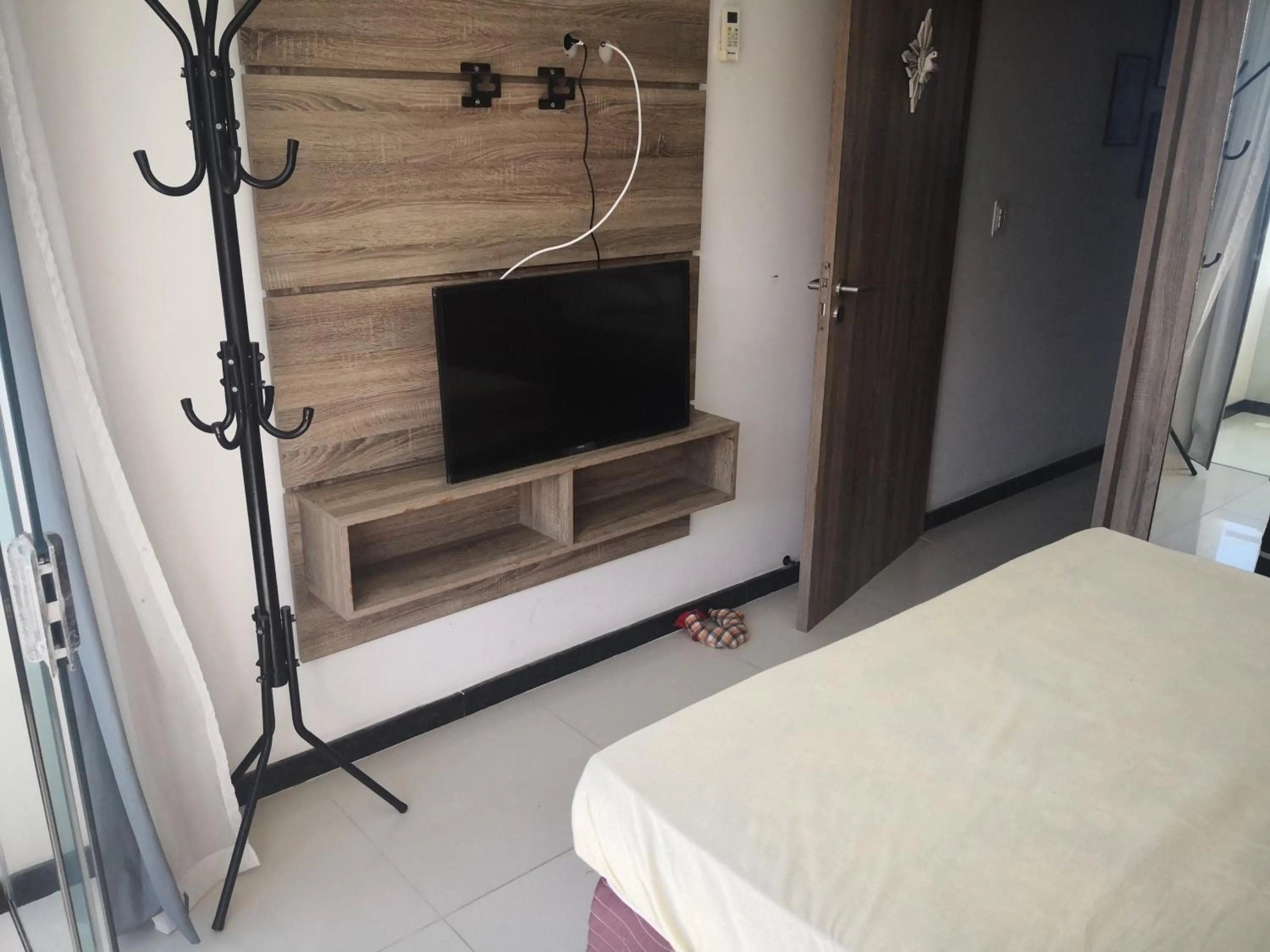 TV and multimedia, Bed in Praia Carneiros Flat Hotel