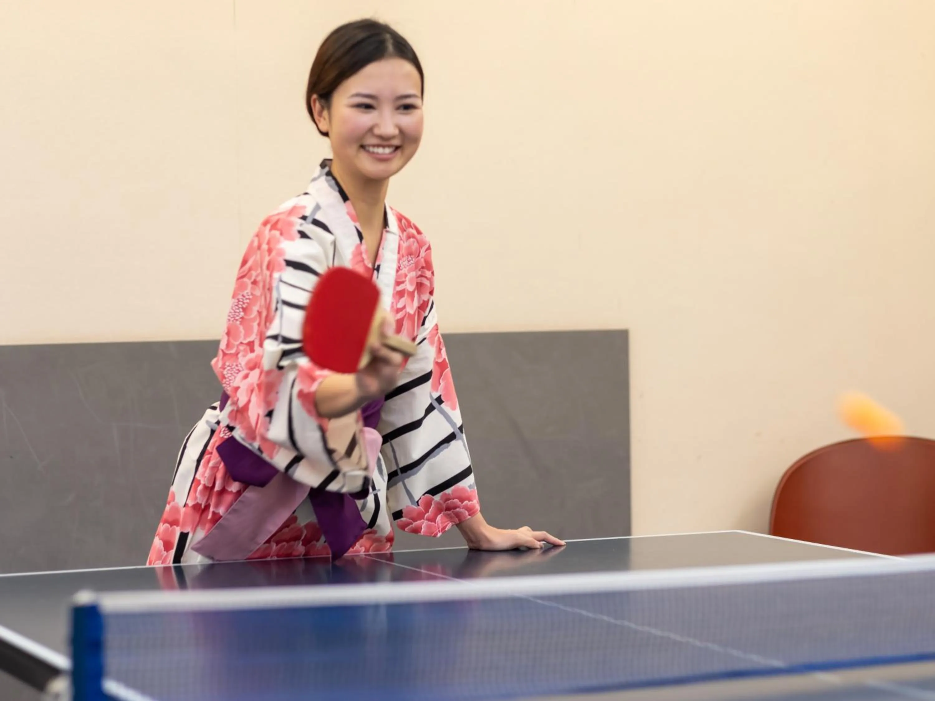 Table tennis in KAMENOI HOTEL Kusatsu Resort