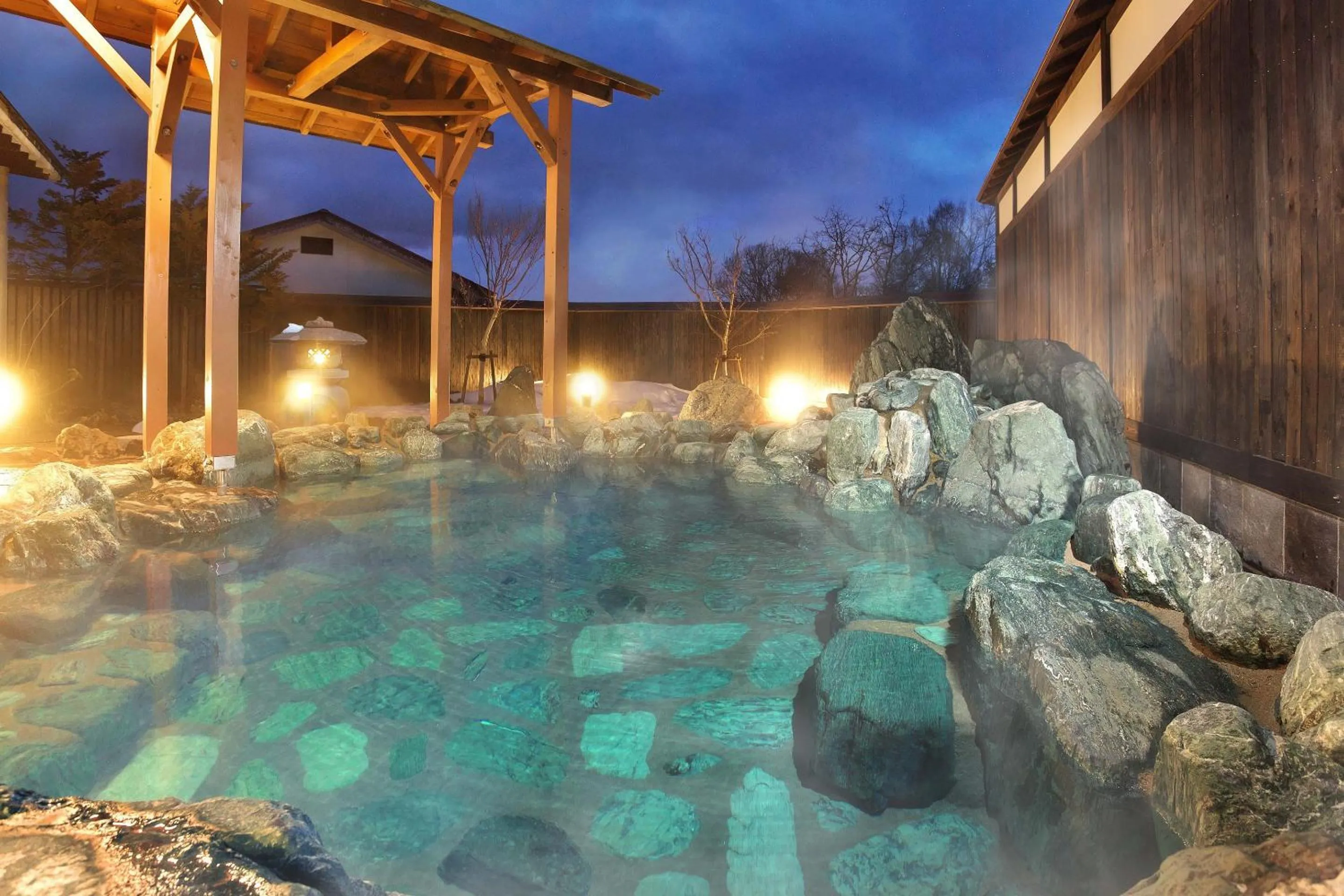 Open Air Bath in KAMENOI HOTEL Kusatsu Resort