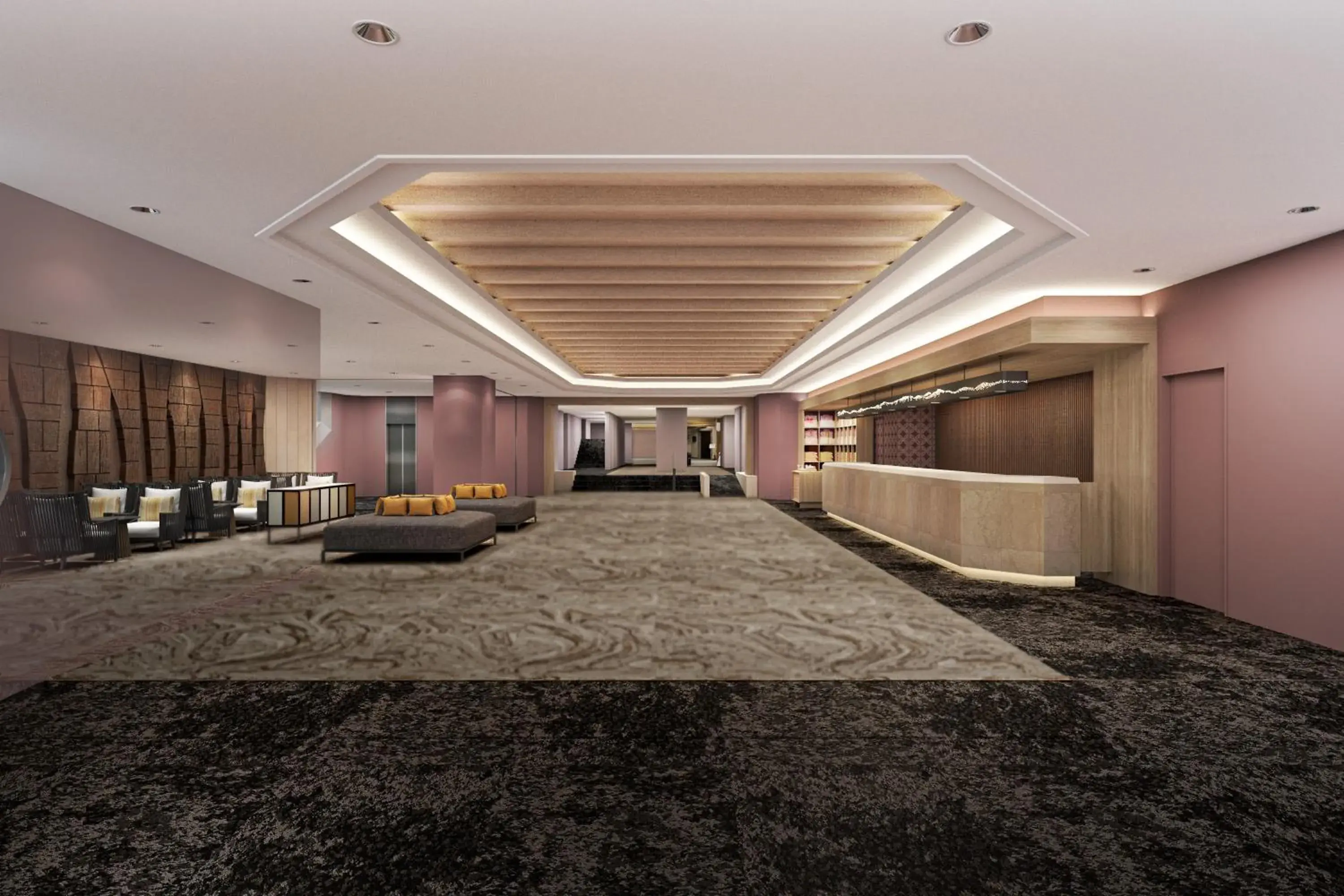 Lobby or reception in KAMENOI HOTEL Kusatsu Resort Lobby or reception in KAMENOI HOTEL Kusatsu Resort