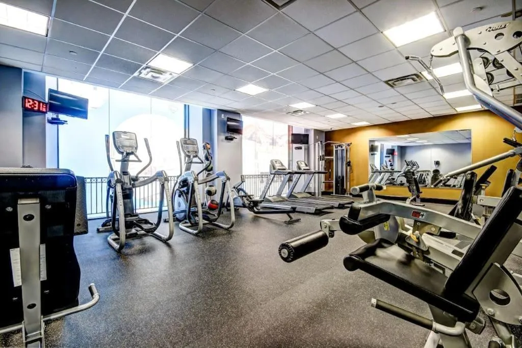 Fitness centre/facilities in Harbor apartments Free indoor Parking