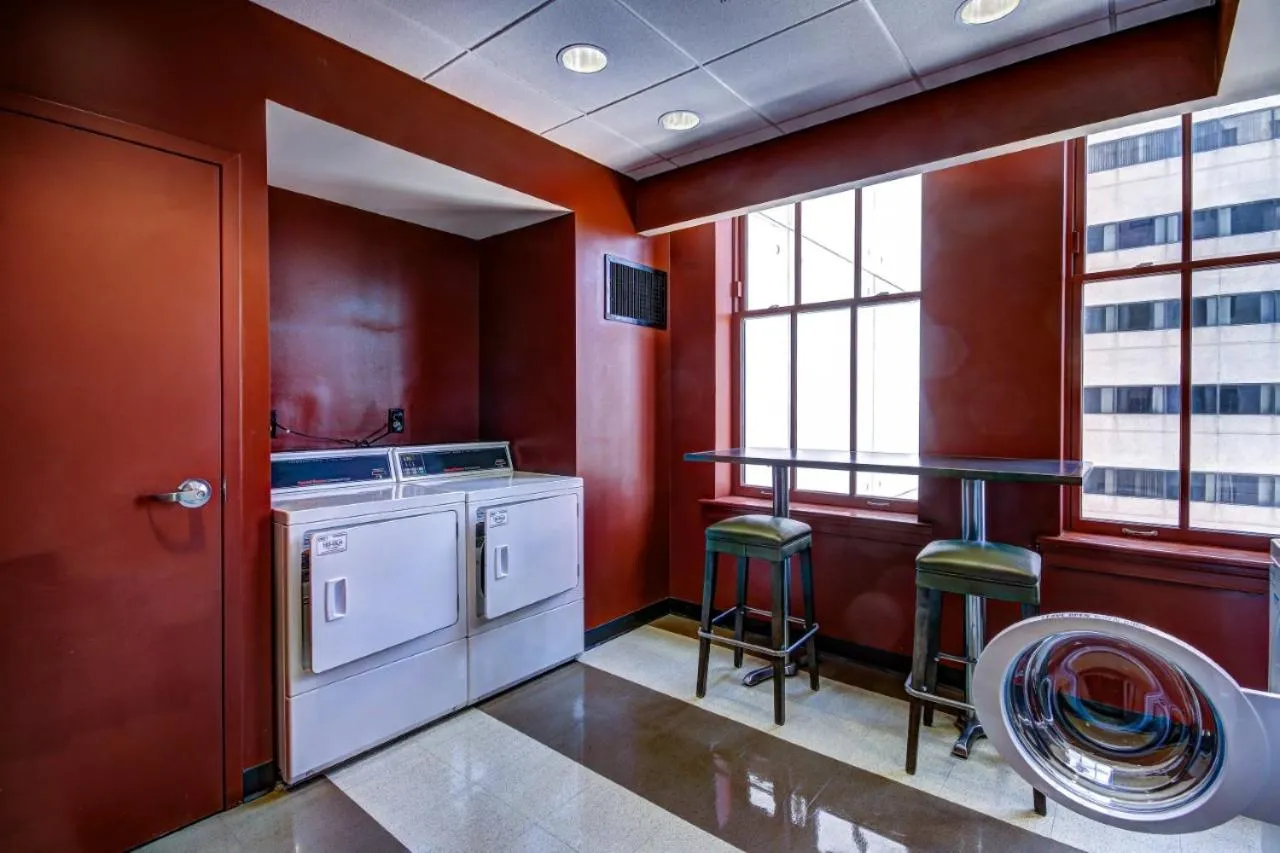 laundry in Harbor apartments Free indoor Parking