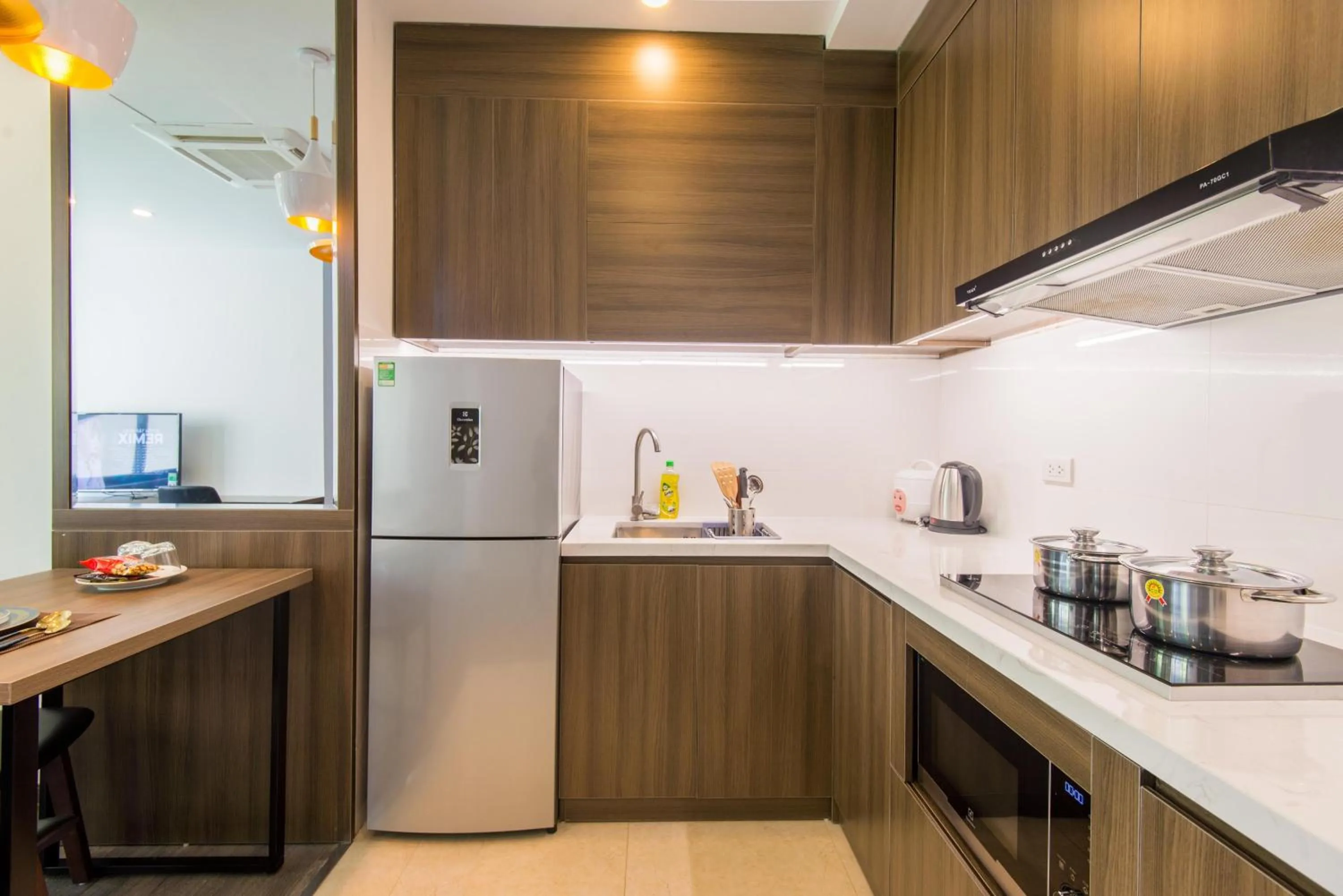 Kitchen or kitchenette in 22housing Hotel 20 Linh Lang