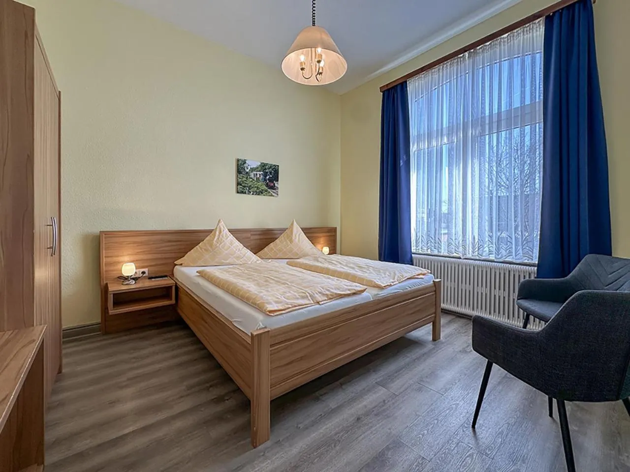 Bed in Hotel Graf Waldersee