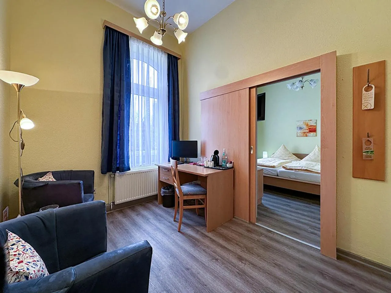 Bed in Hotel Graf Waldersee