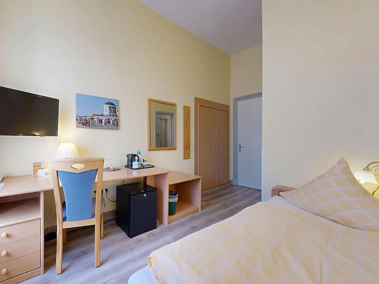 Bed in Hotel Graf Waldersee