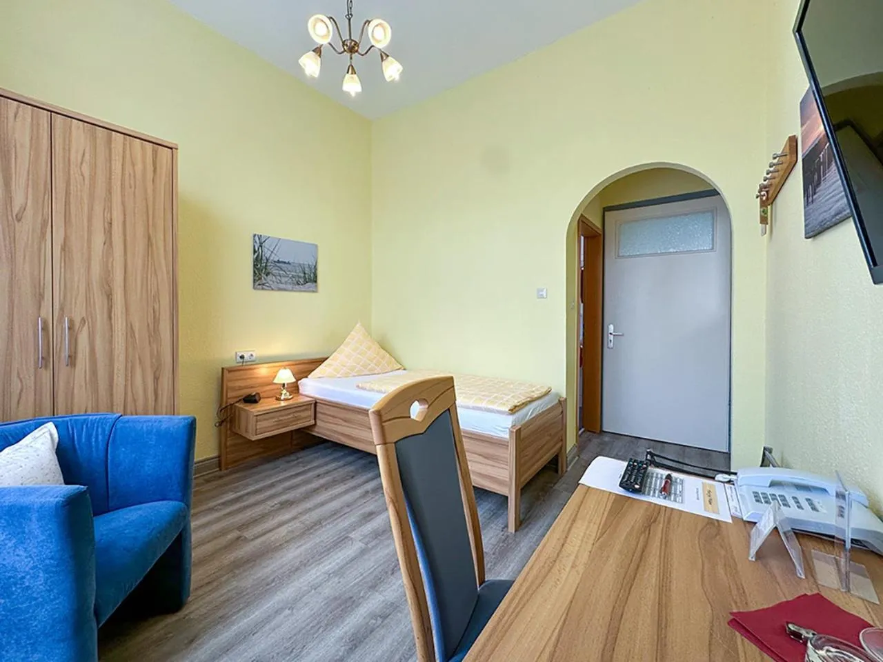 Bed in Hotel Graf Waldersee