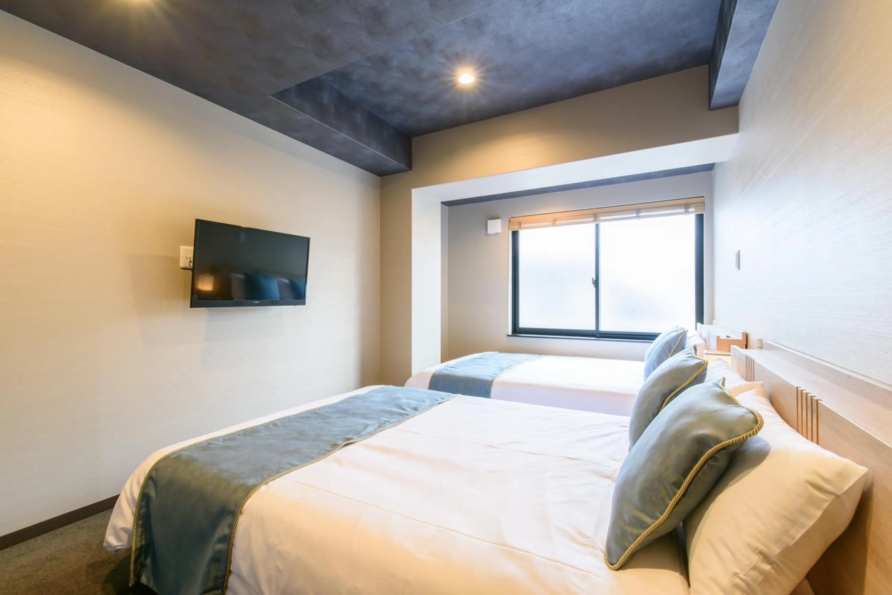 Bed in JP INN Kyoto Ekimae Mongakucho