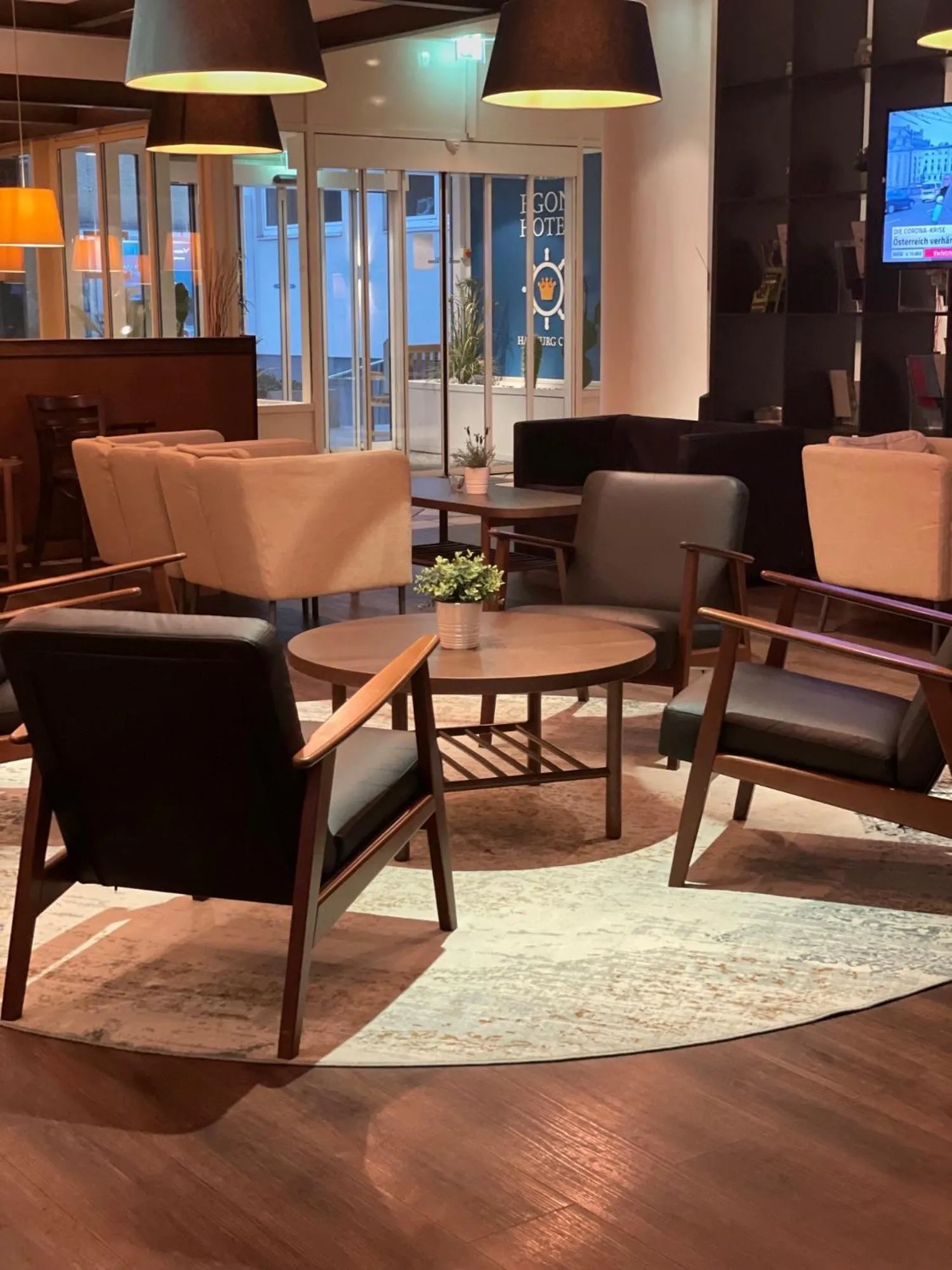 Lounge or bar in Egon Hotel Hamburg City