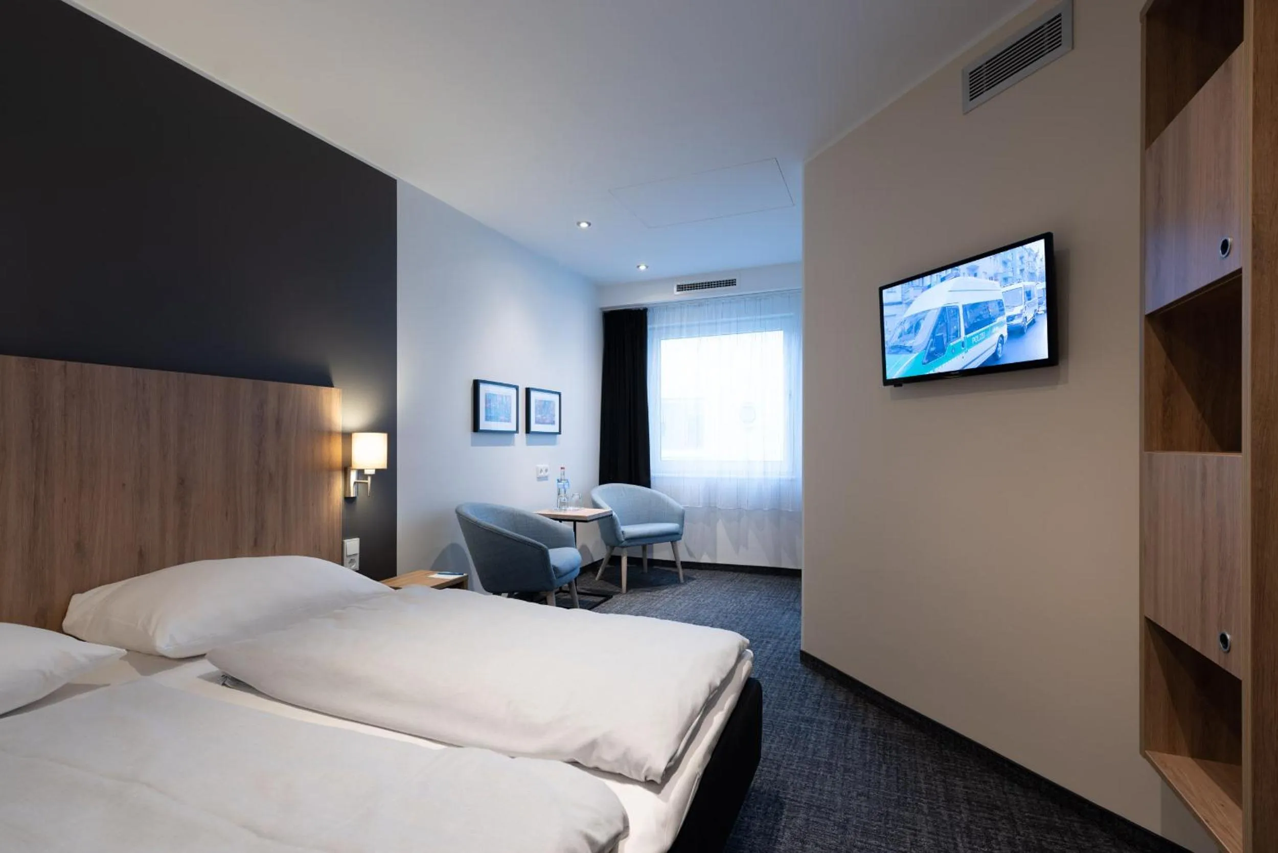 Bed in Egon Hotel Hamburg City