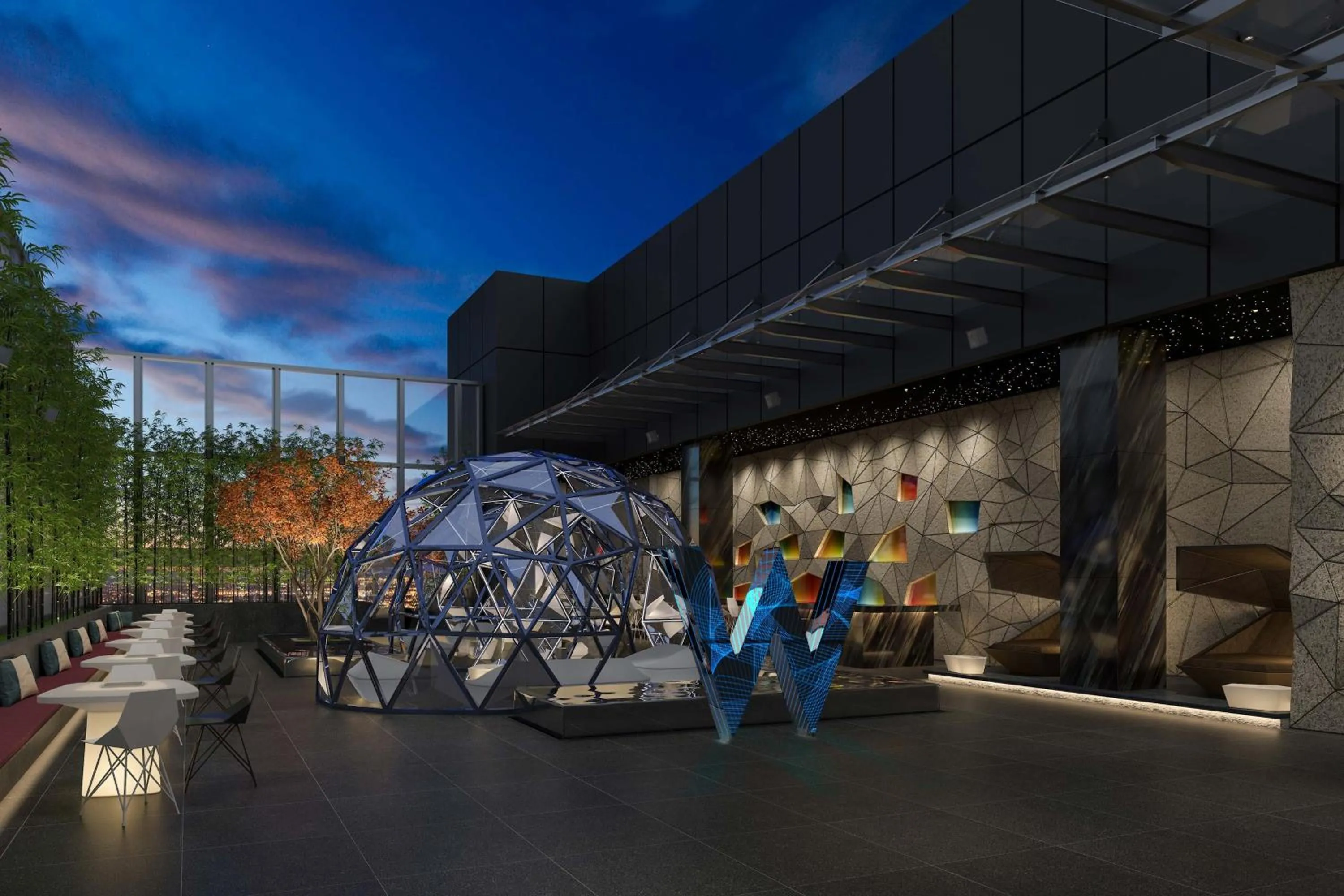 Lounge or bar in W Chengdu