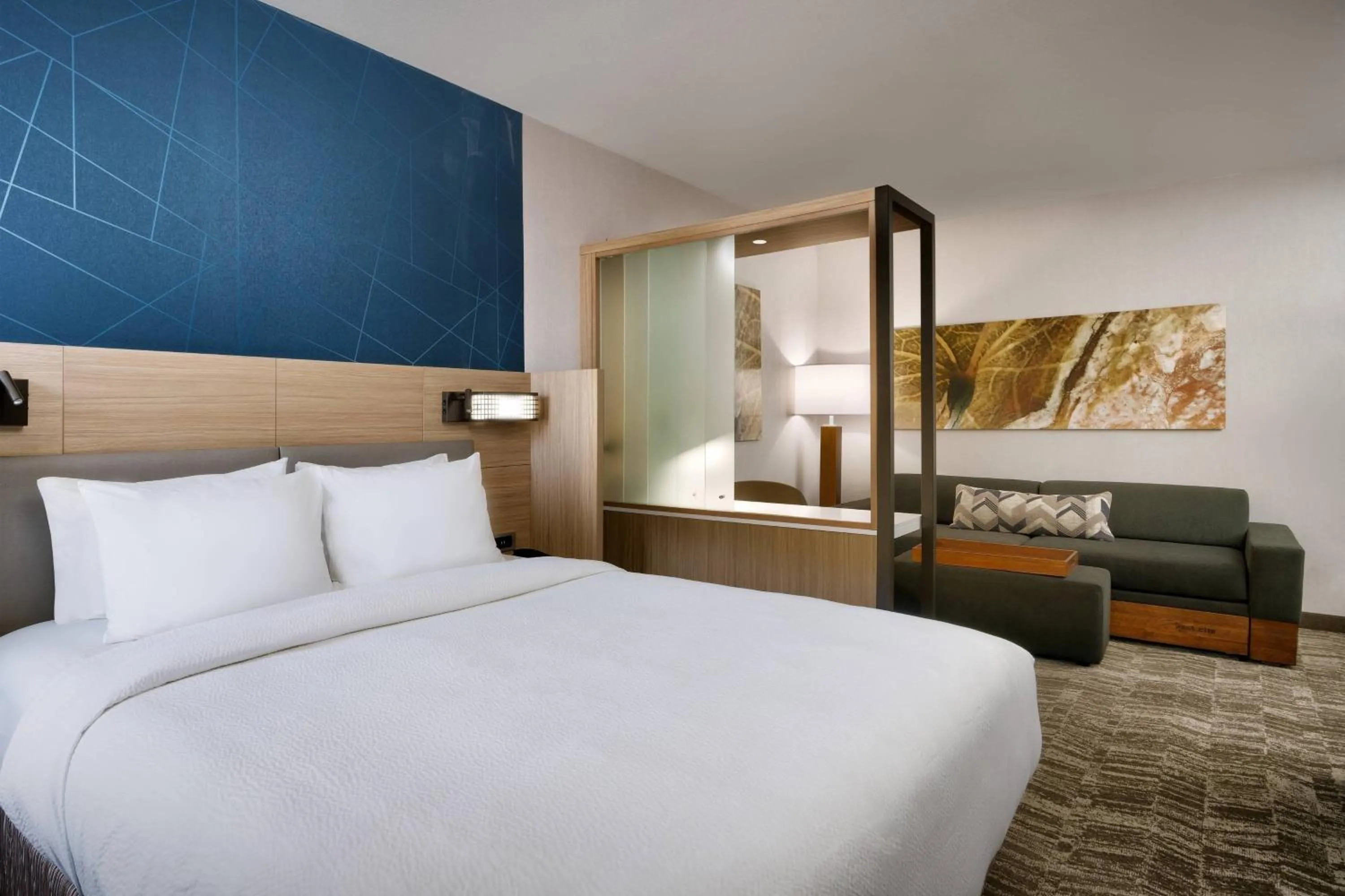 Photo of the whole room, Bed in SpringHill Suites by Marriott El Paso Airport
