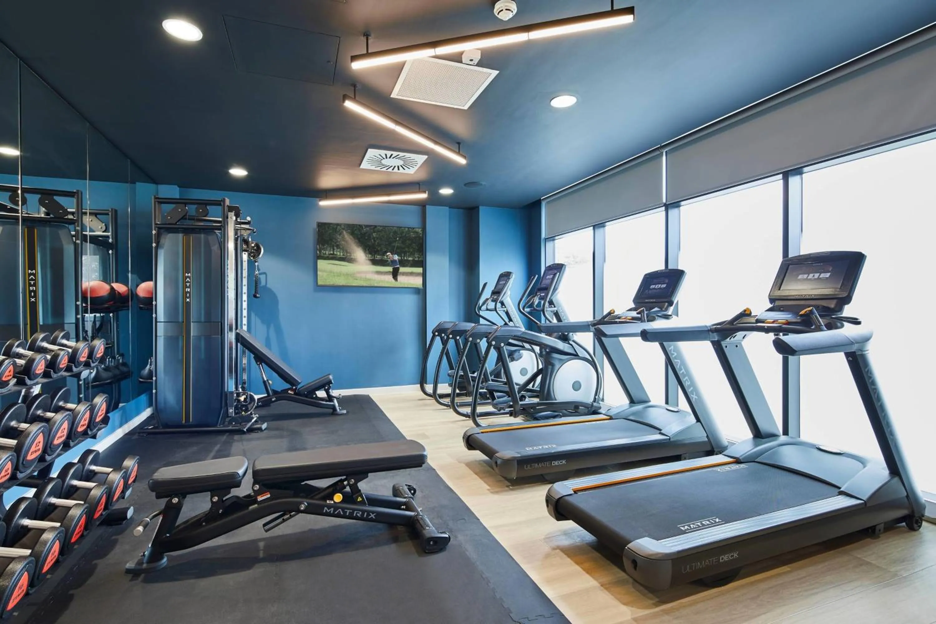 Fitness centre/facilities in Courtyard by Marriott Stoke on Trent Staffordshire