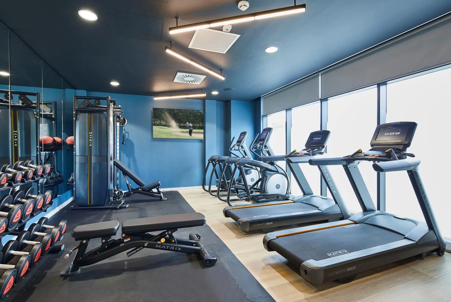 Fitness centre/facilities in Courtyard by Marriott Stoke on Trent Staffordshire