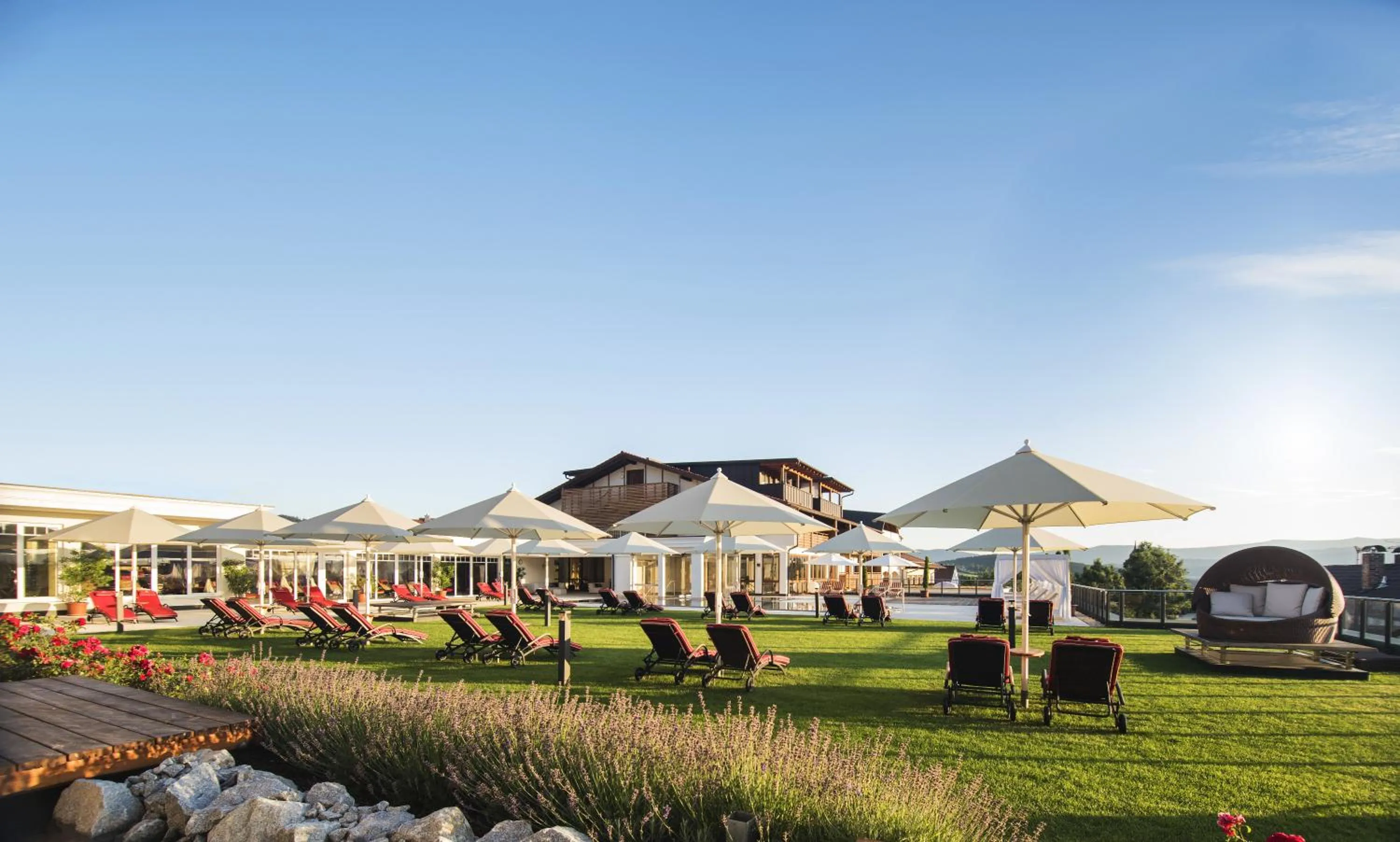 Garden in Wellnesshotel Oswald